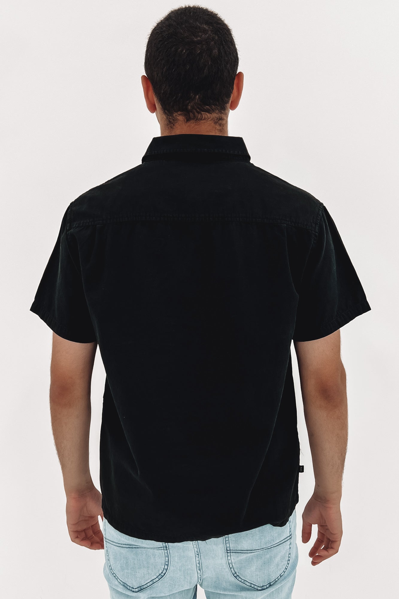 Pigment Pocket Short Sleeve Shirt Pigment Black