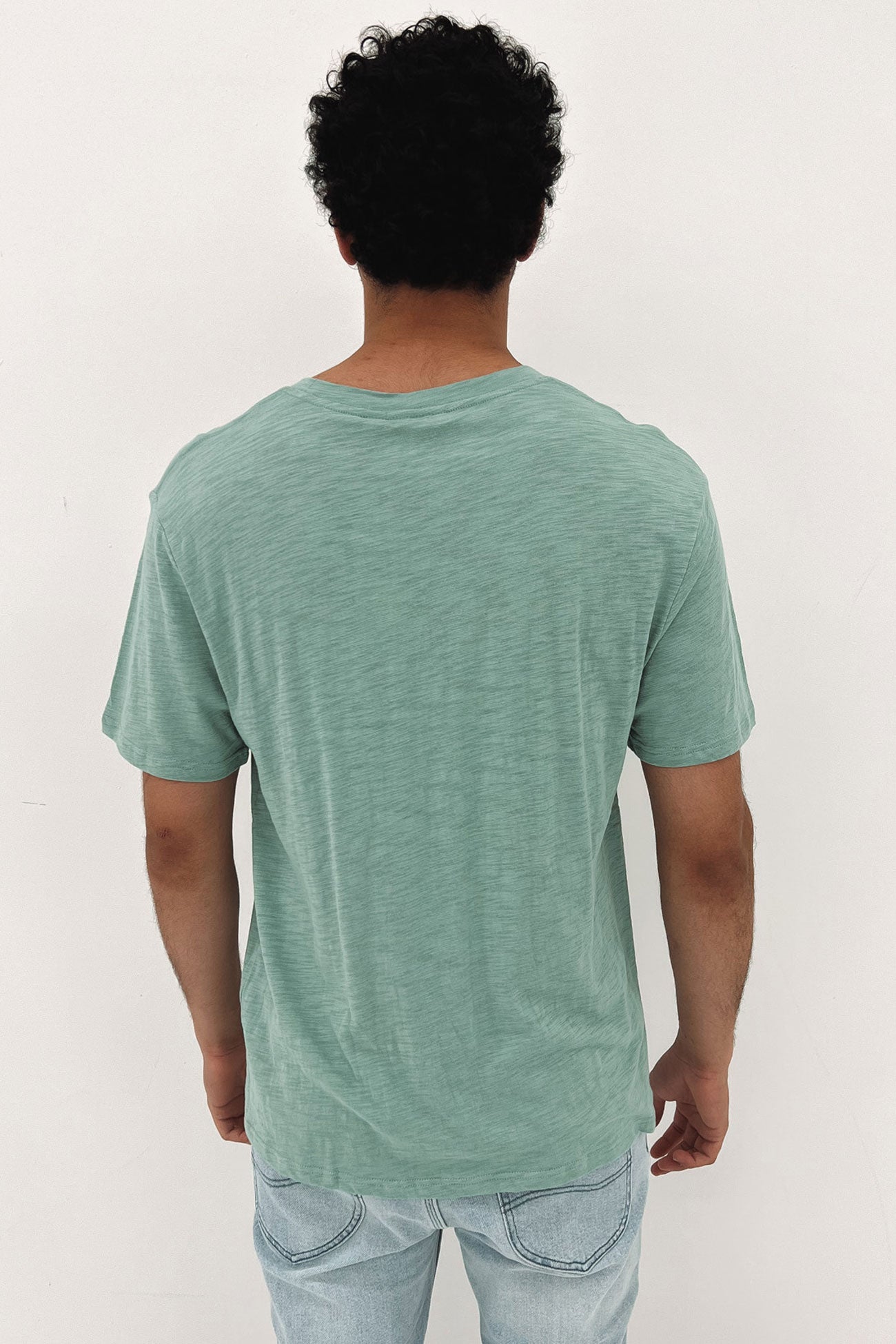 Embroidered Pocket Short Sleeve T-Shirt Seaform