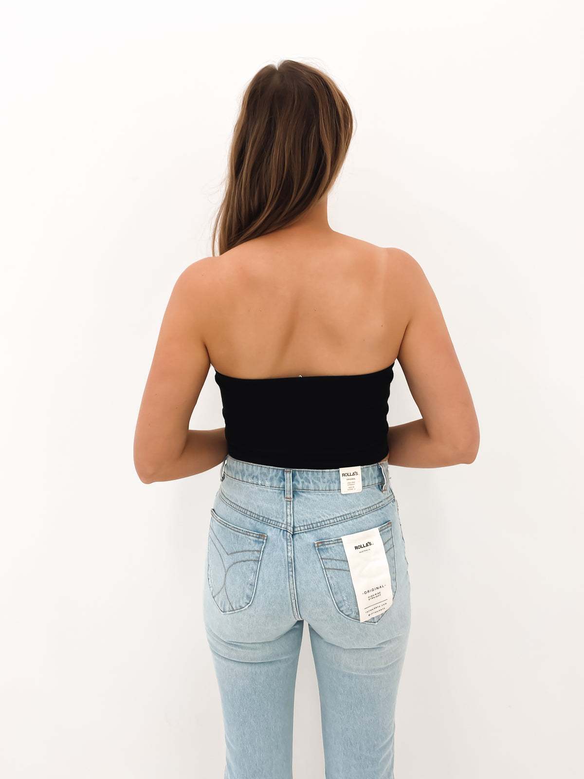 A Heather Bandeau Black - Jean Jail