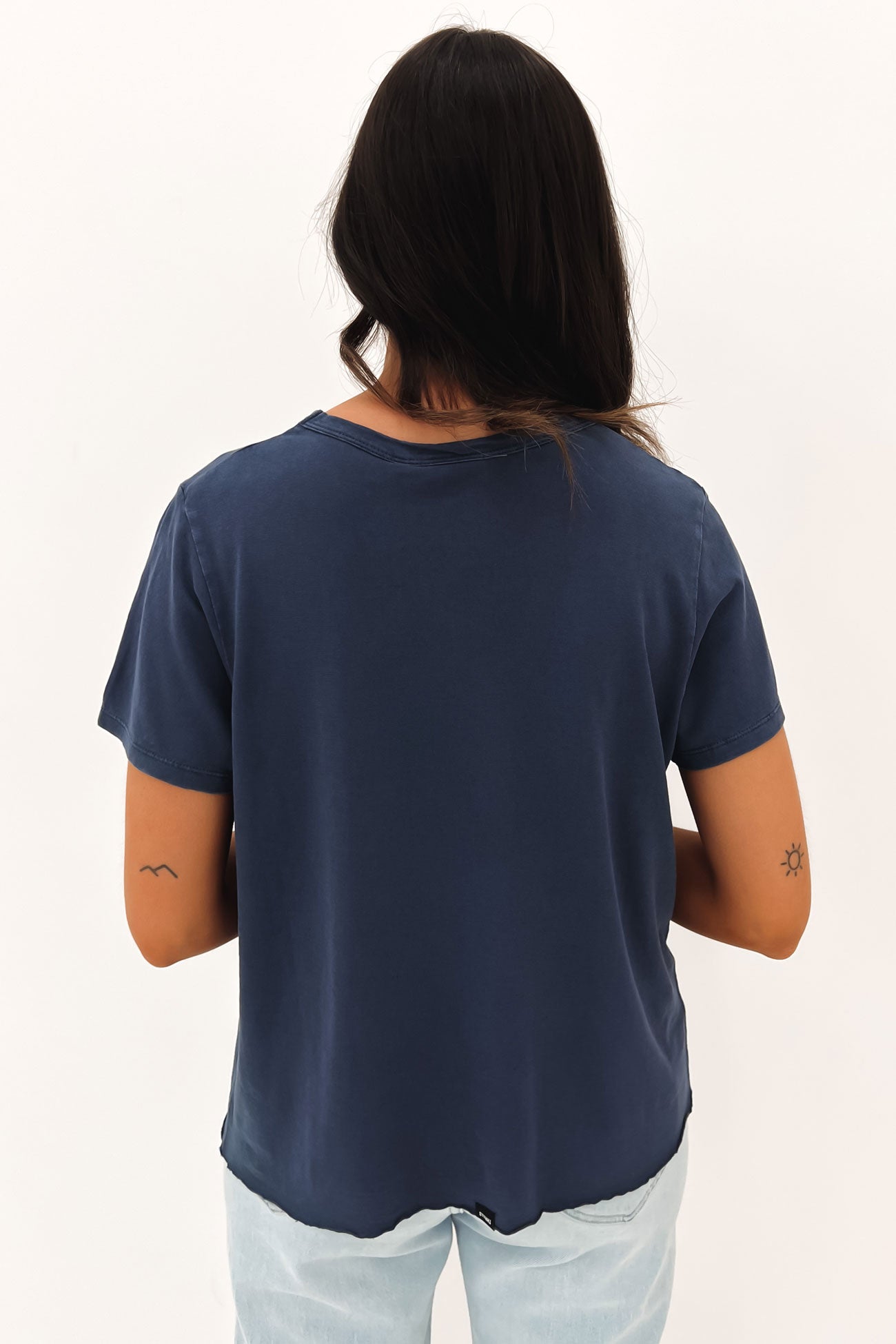 Infantry Hemp Relax Fit Tee Marine