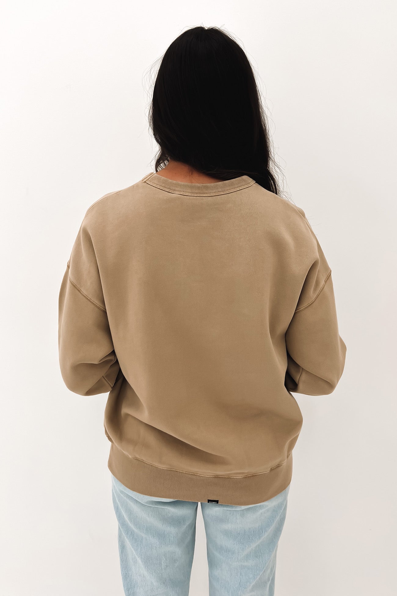 Intuition Slouch Crew Faded Khaki