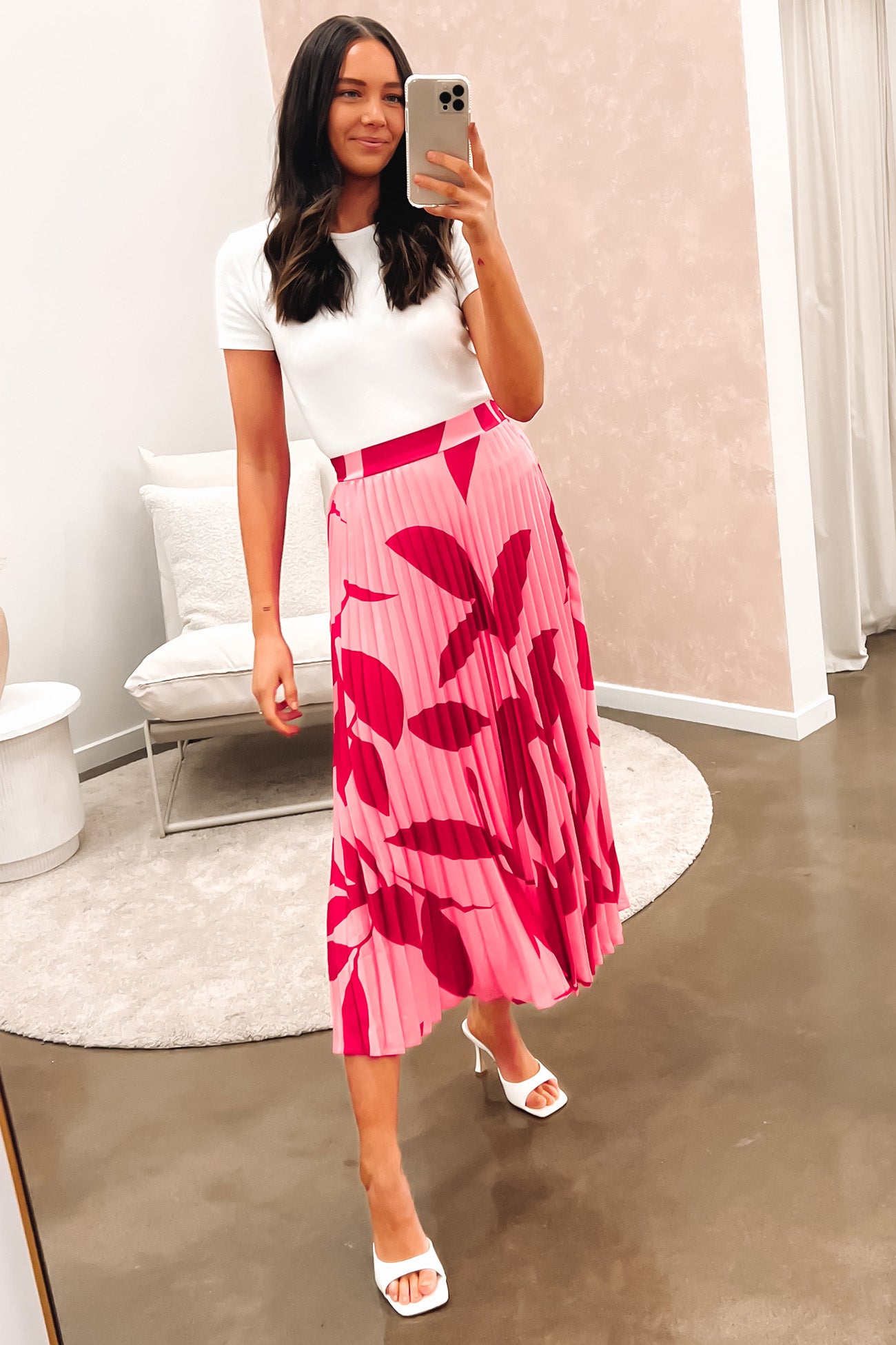 Janey Maxi Skirt Pink