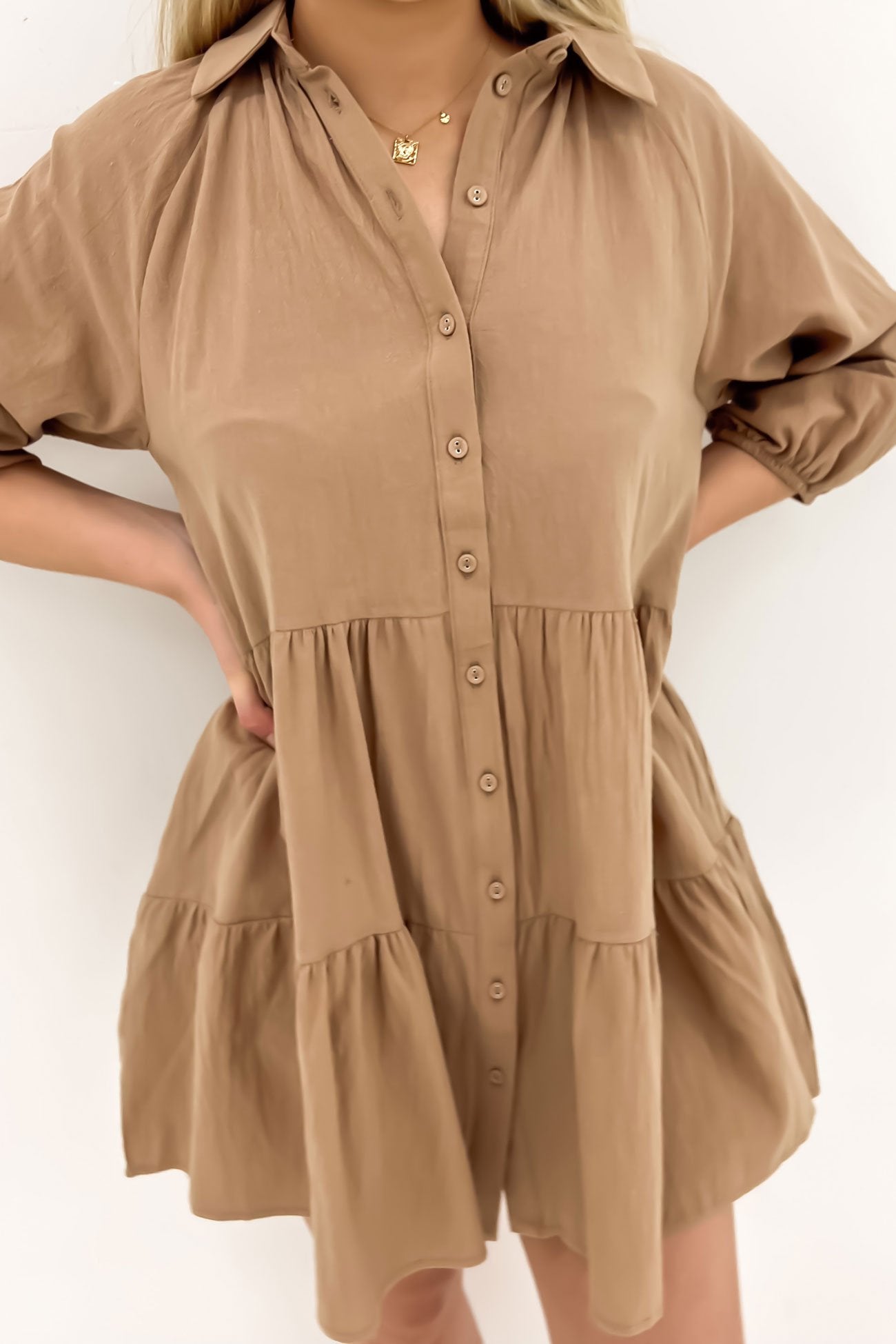 Jared Mini Dress Brown