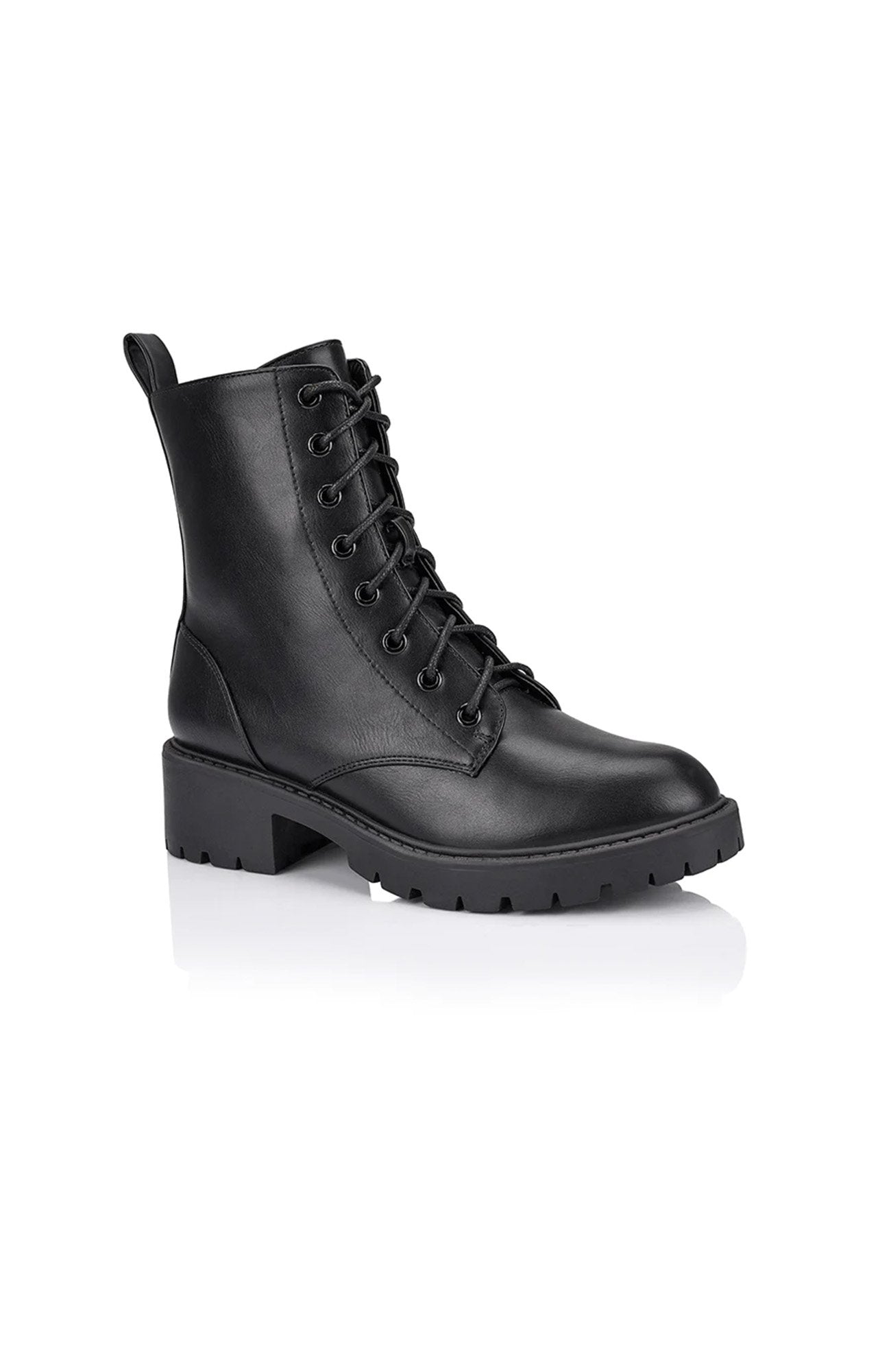 Jasmin III Combat Boot Black