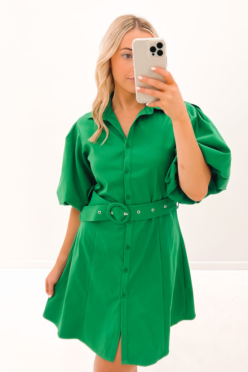 Jessica Mini Dress Green