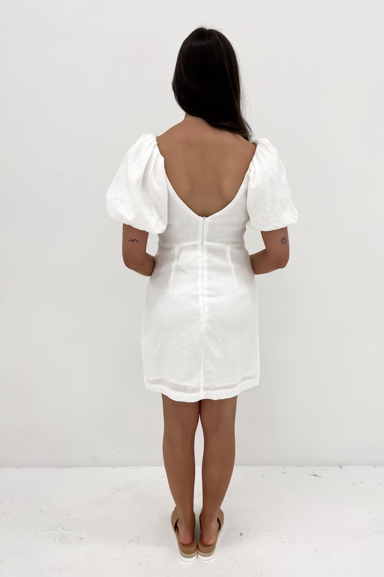 Jordana Mini Dress White