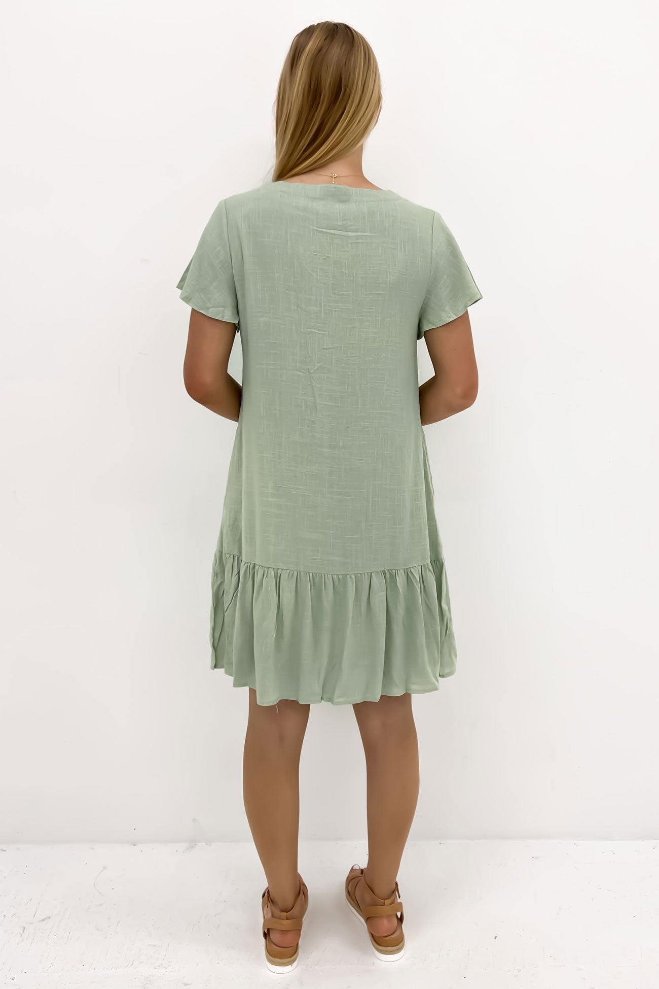 Kayla Mini Dress Sage