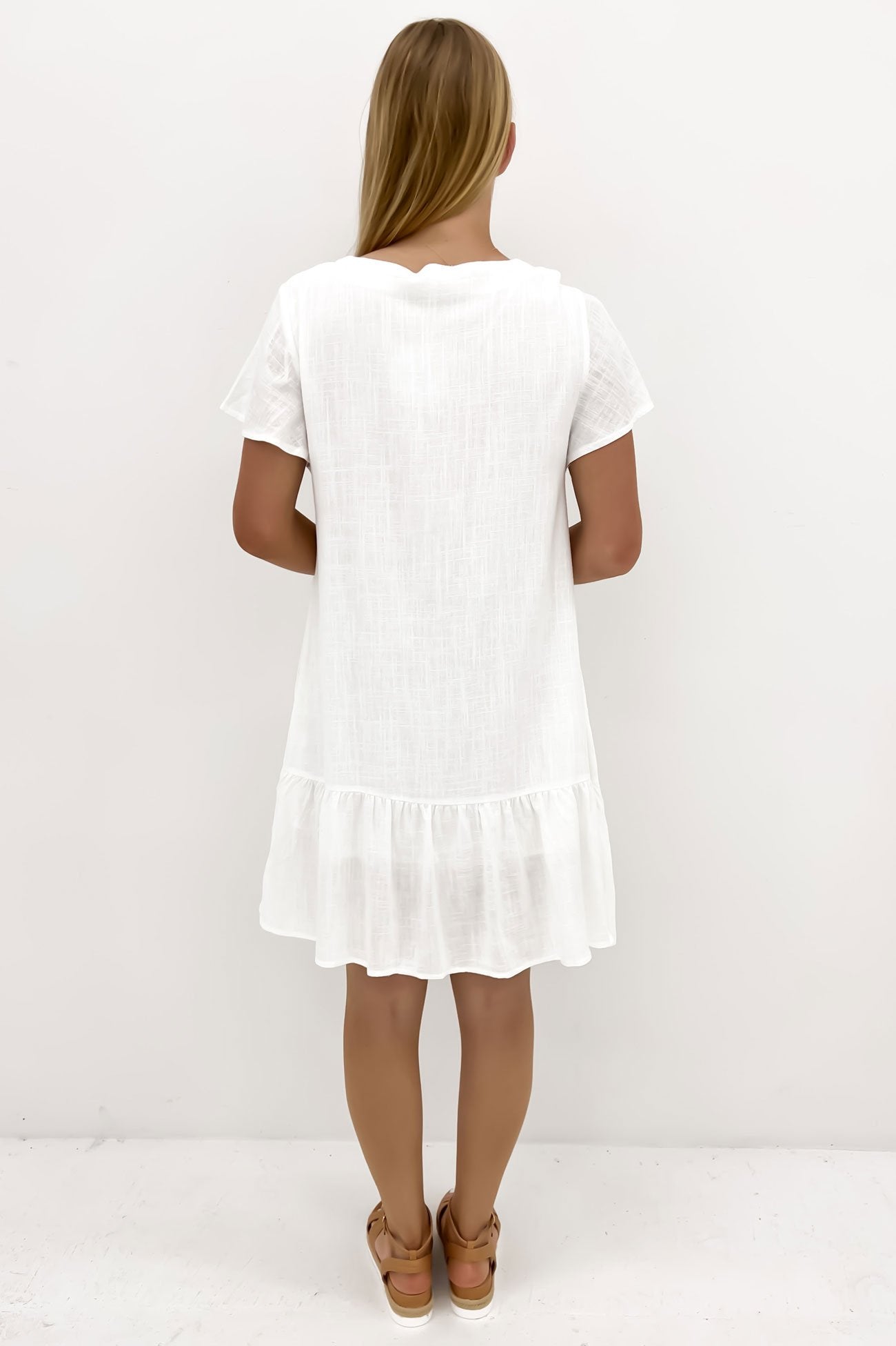 Kayla Mini Dress White