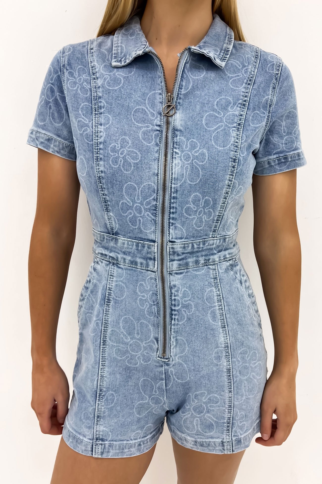 Kendrick Playsuit Light Blue