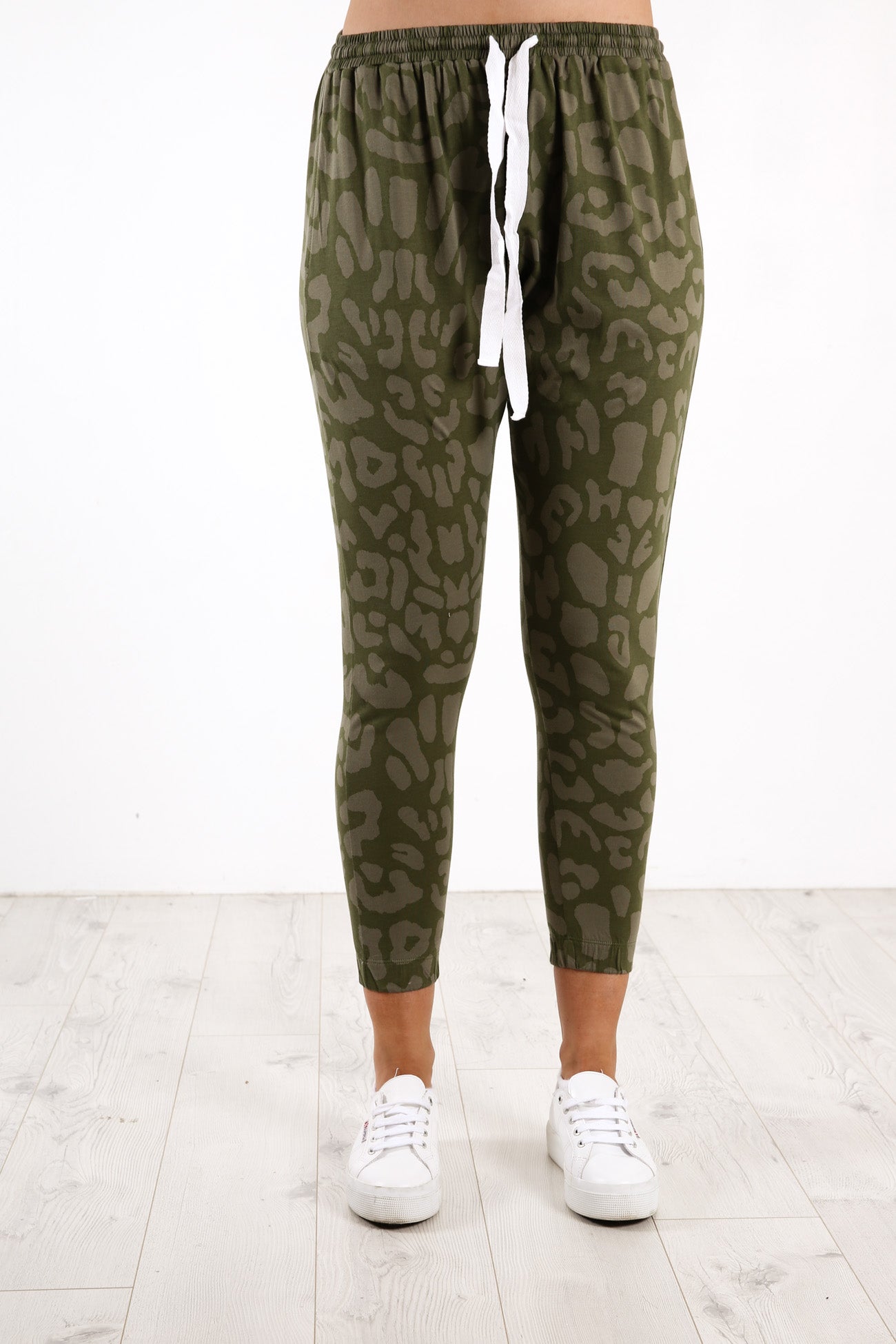 Kenji Comeback Pant Khaki Leopard