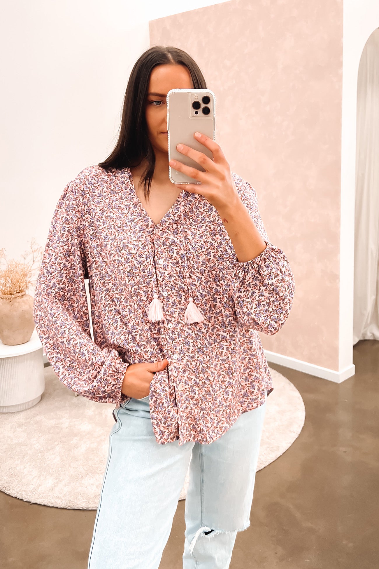 Kenzie Floral Shirt Print