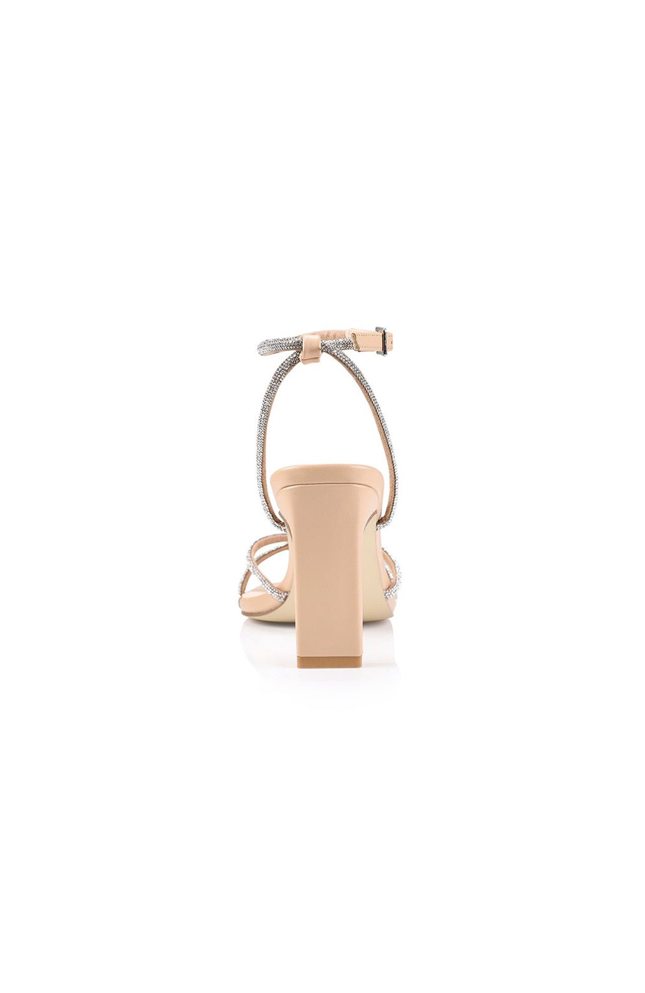 Kian Block Heel Nude Smooth