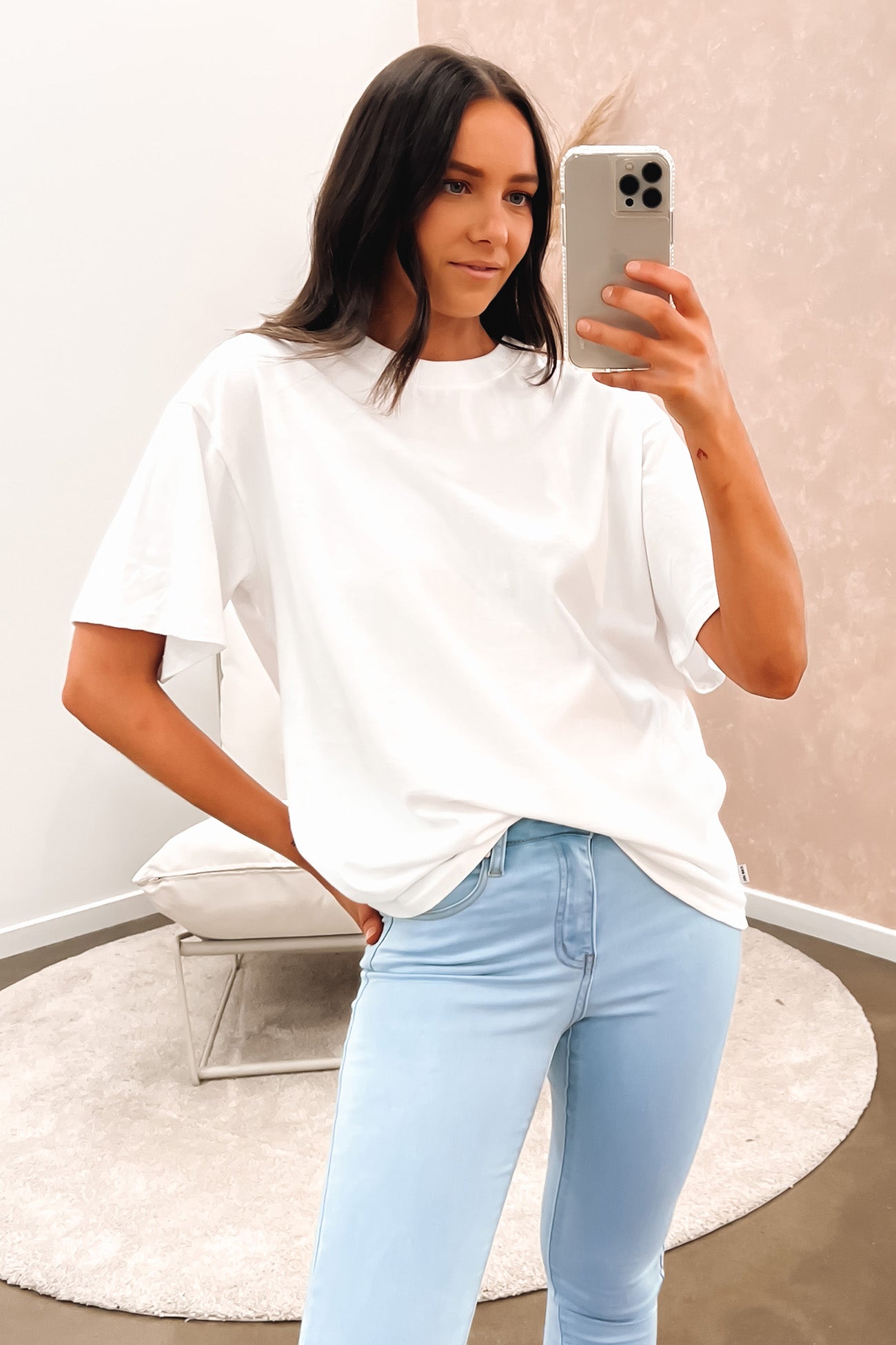 Koa Oversized Tee White