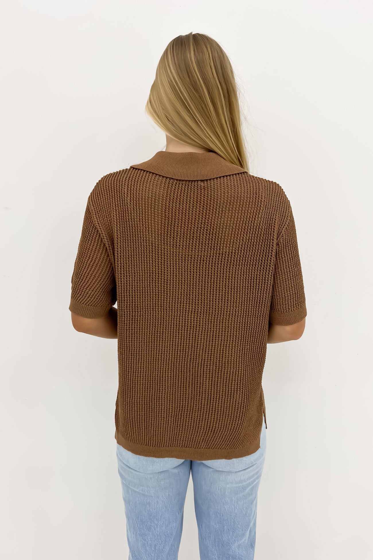 Kylah Knit Top Chocolate