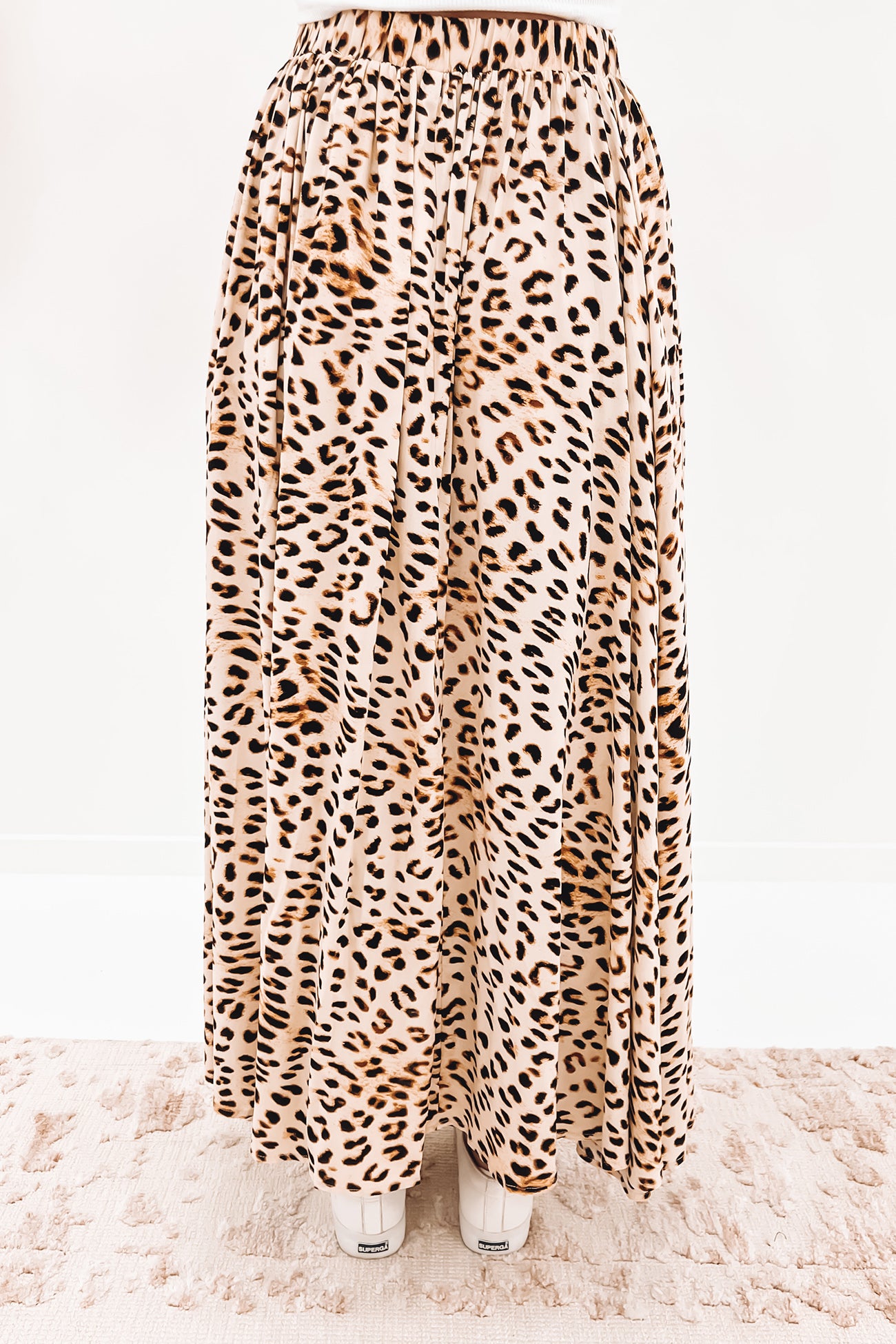 Lara Maxi Skirt Leopard