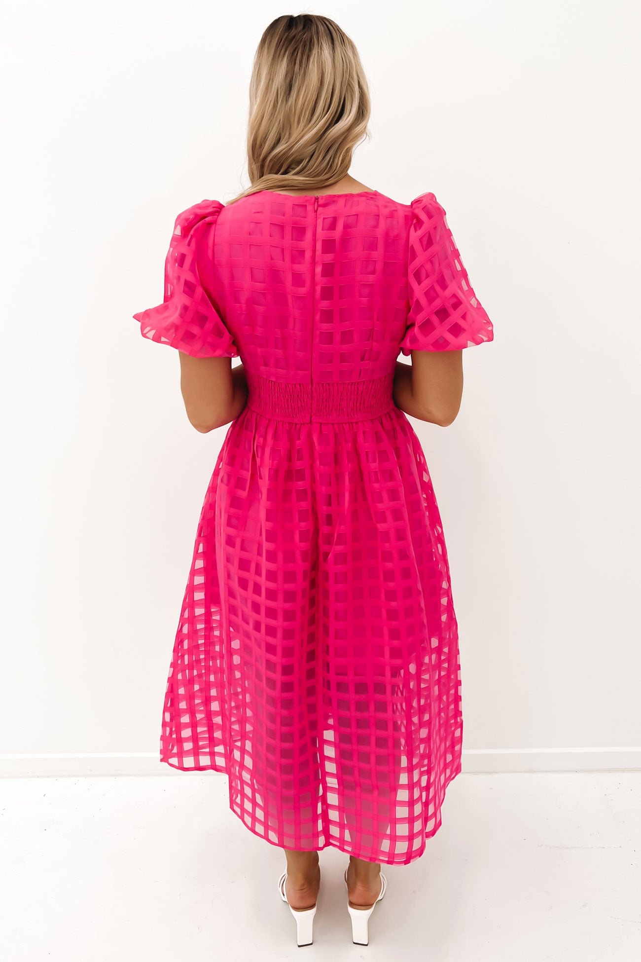 Larah Midi Dress Pink