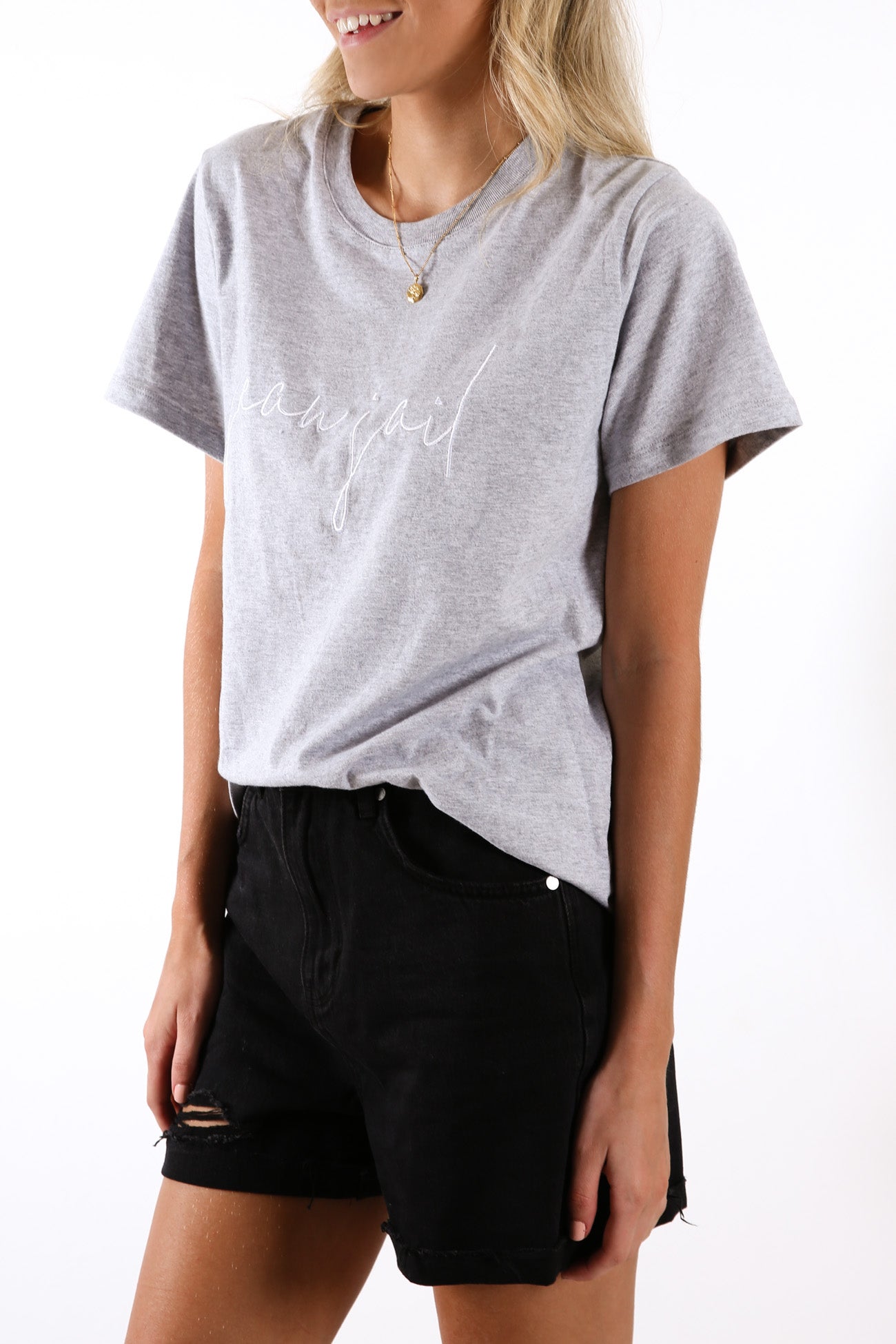 Leader Tee Grey Marle