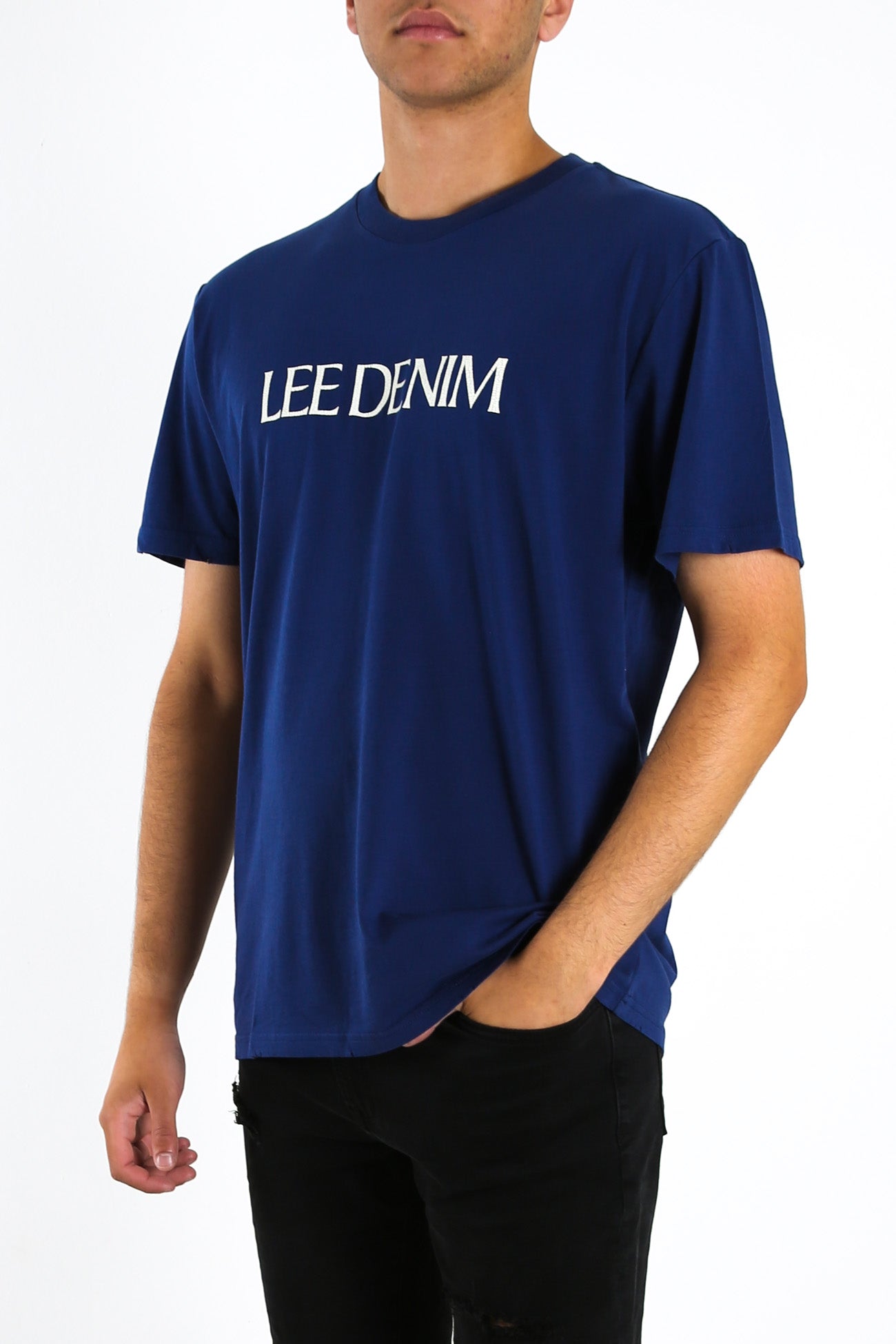 Lee Denim Tee Worn Navy