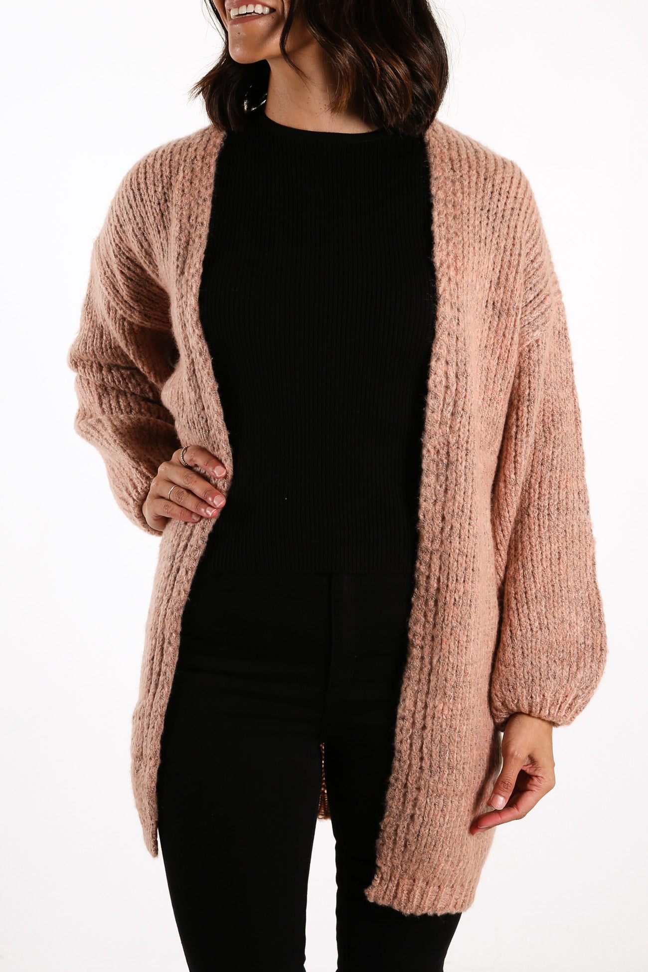 Lilia Knit Cardigan Apricot