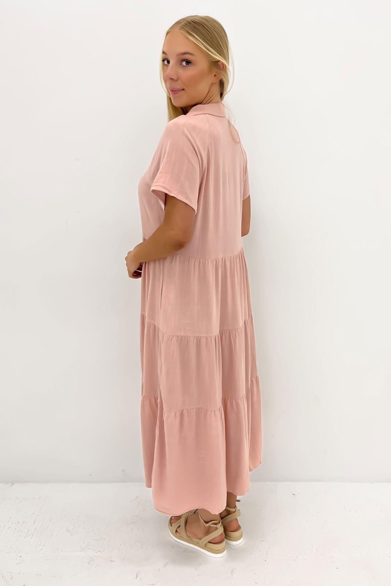 Little Paradise Midi Dress Blush