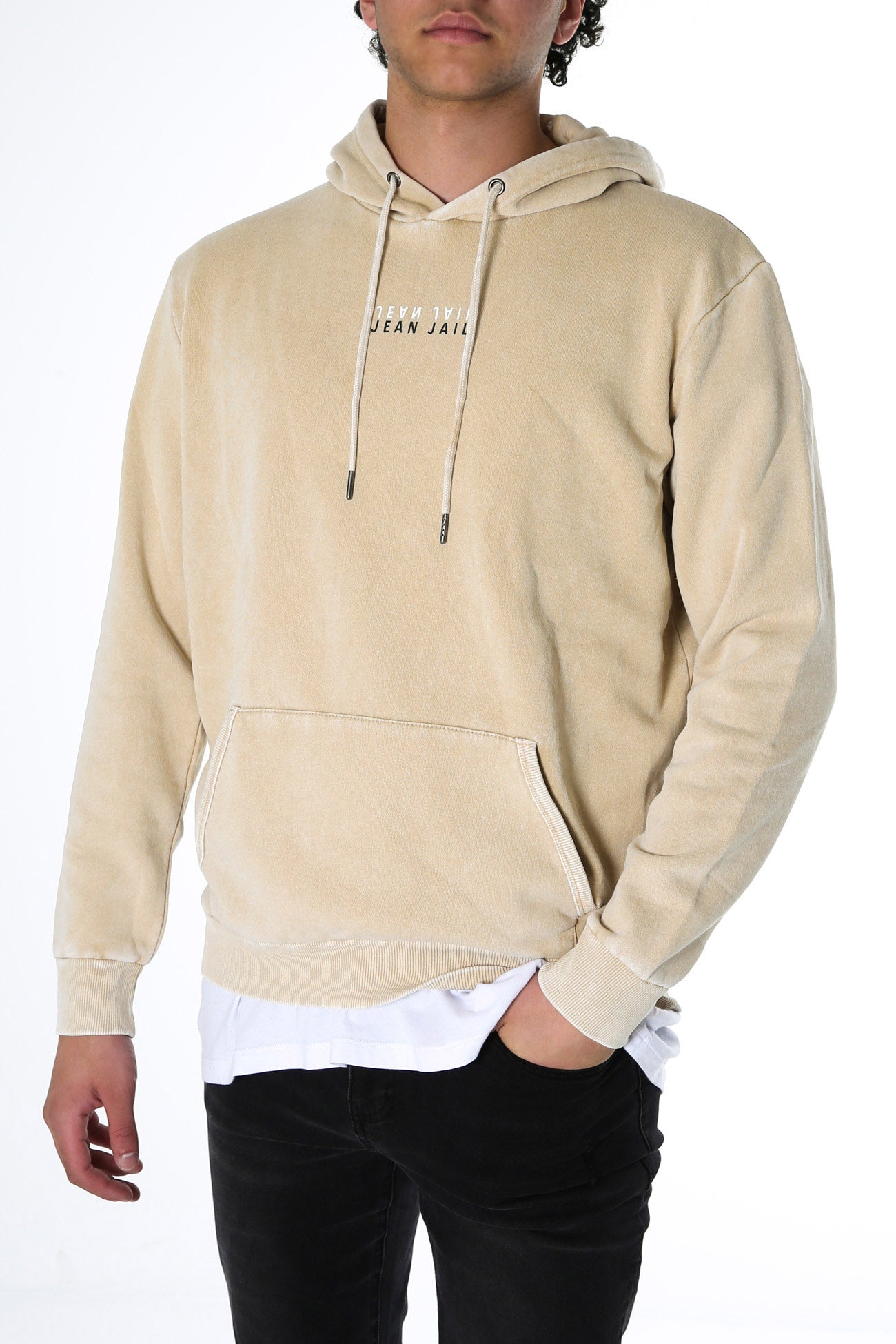 Logo Hoody Tan