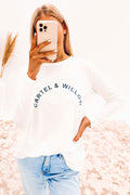 Lola Long Sleeve Top White