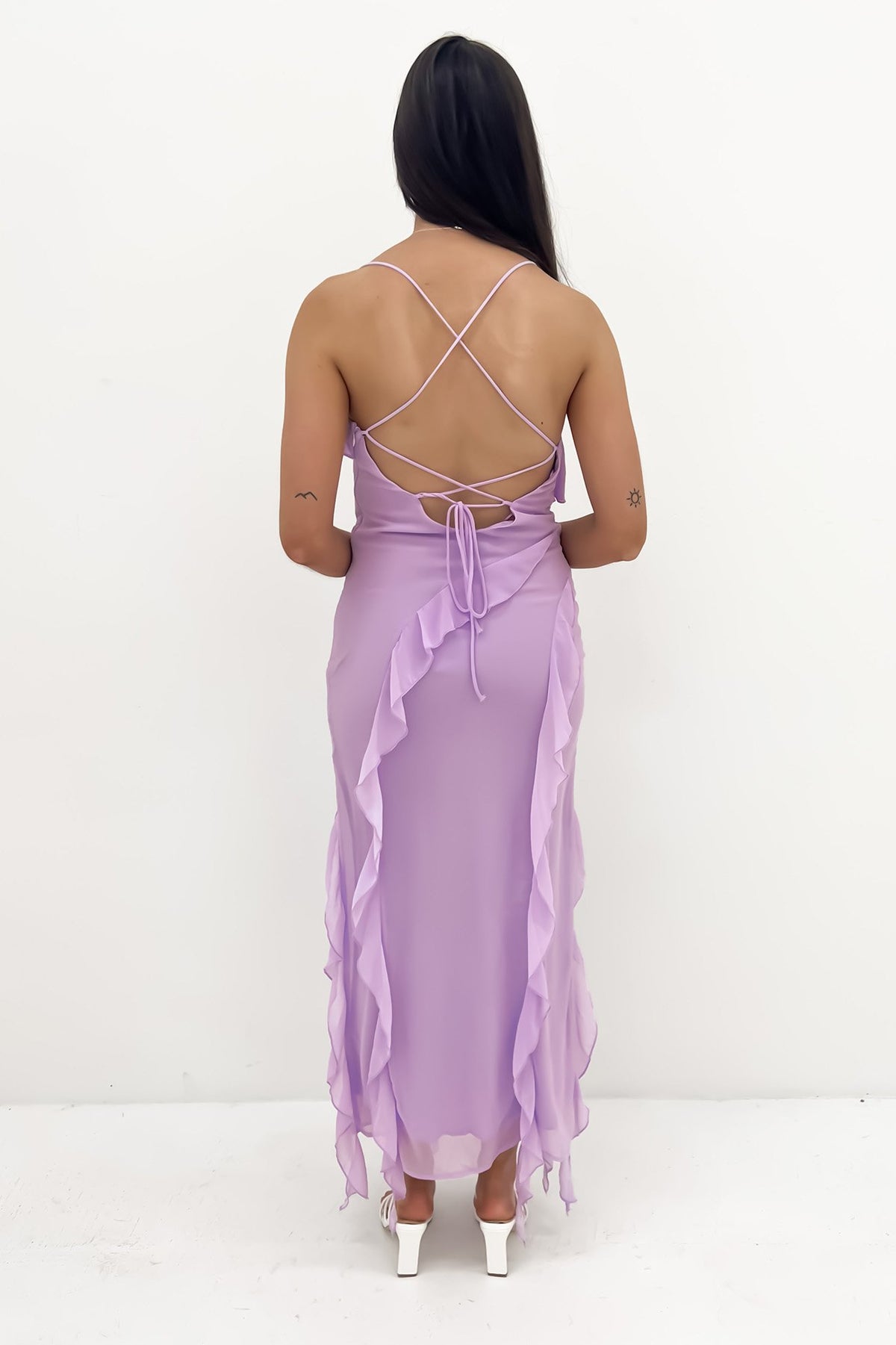 Loz Maxi Dress Lilac Jean Jail