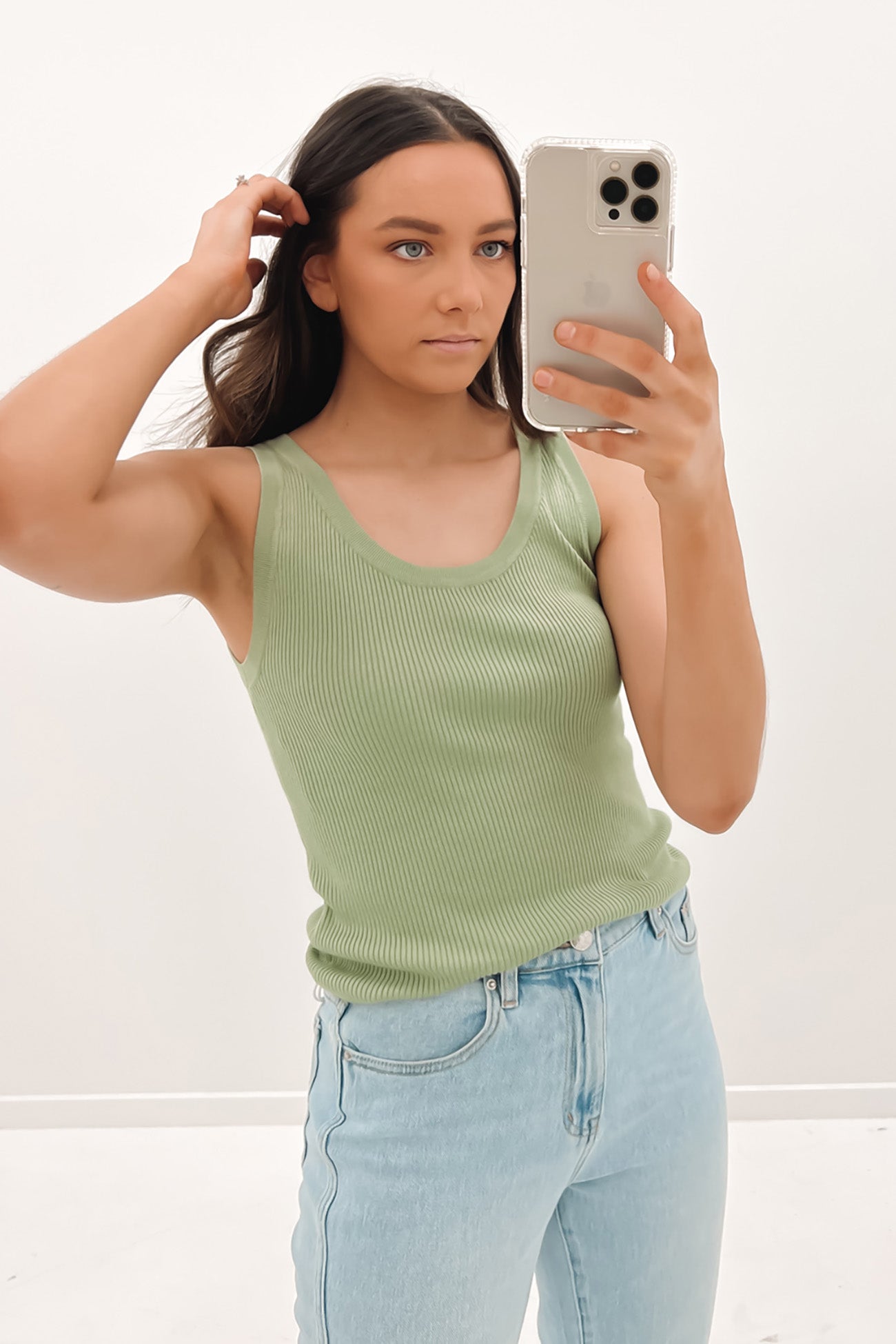 Lyndzi Top Khaki