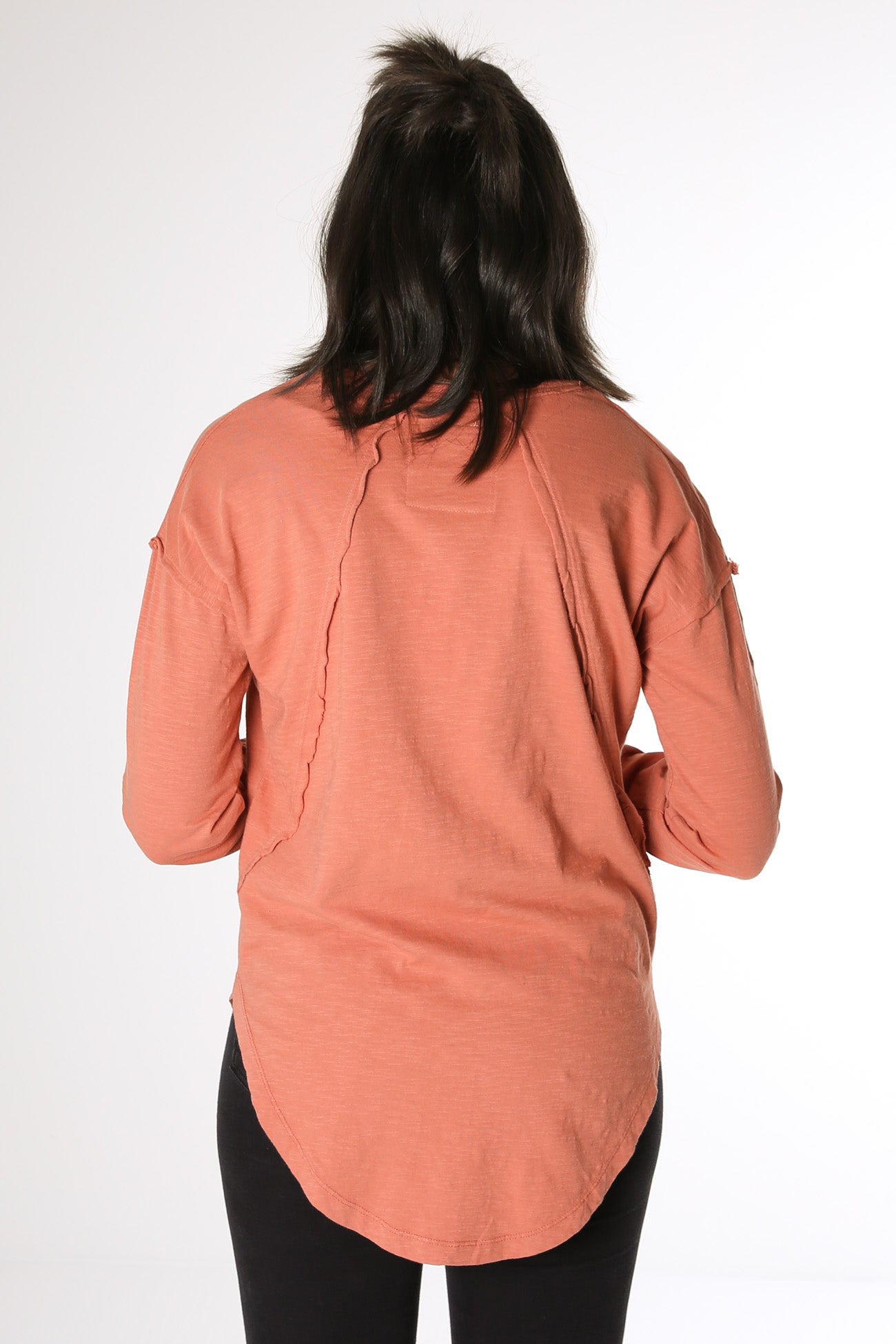 Mackenzie Long Sleeve Crew Copper