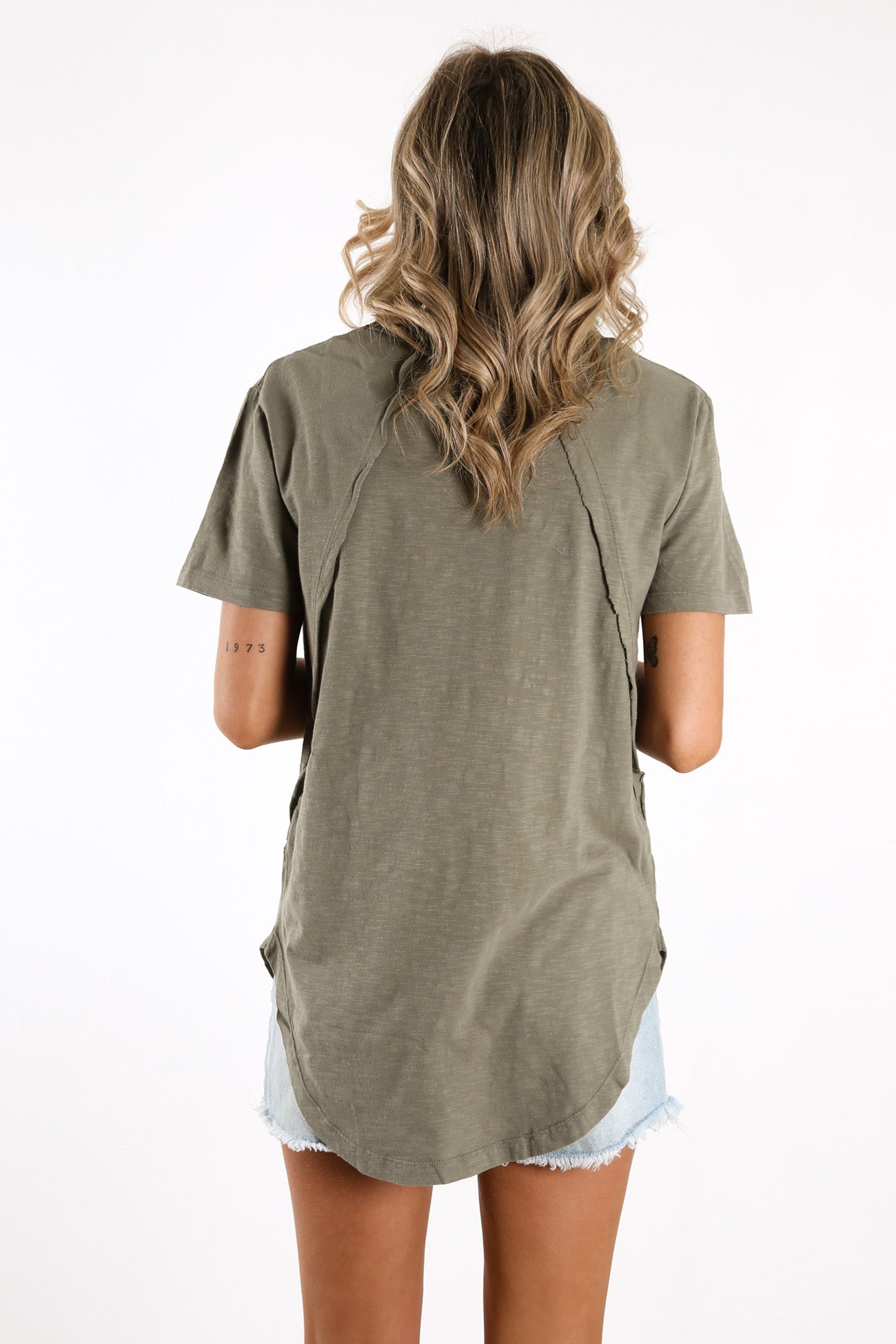 Mackenzie Short Sleeve Tee Khaki