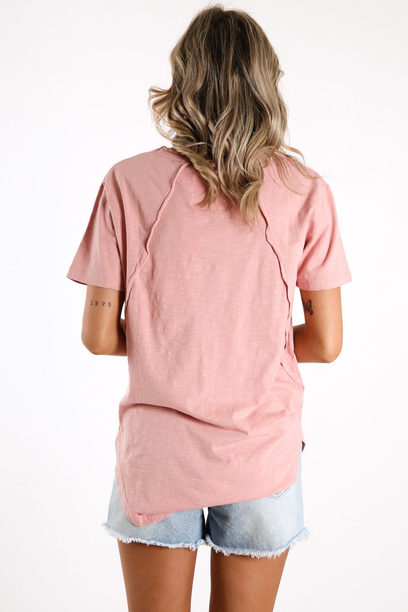 Mackenzie Short Sleeve Tee Pink