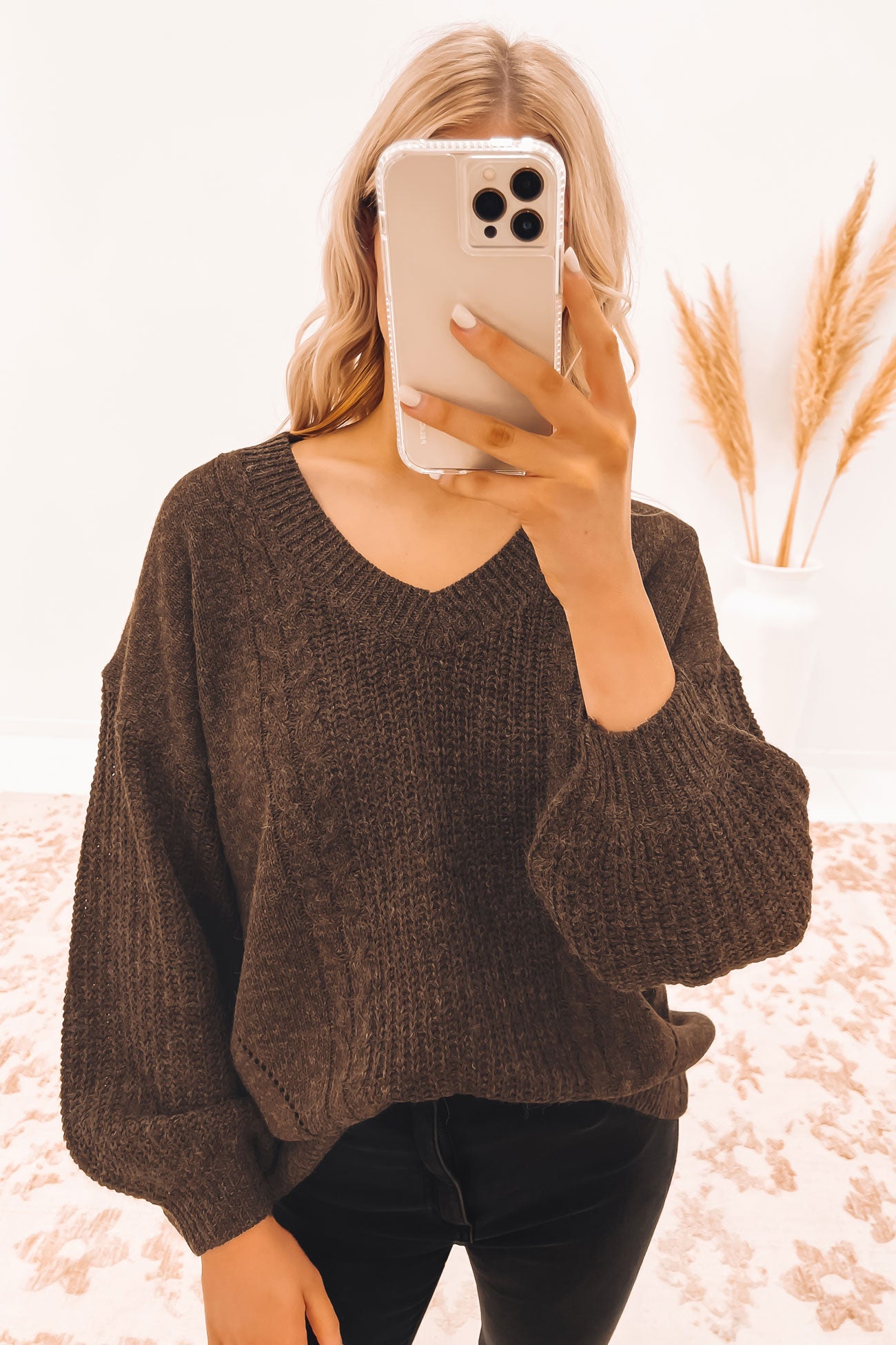 Mae Knit Brown