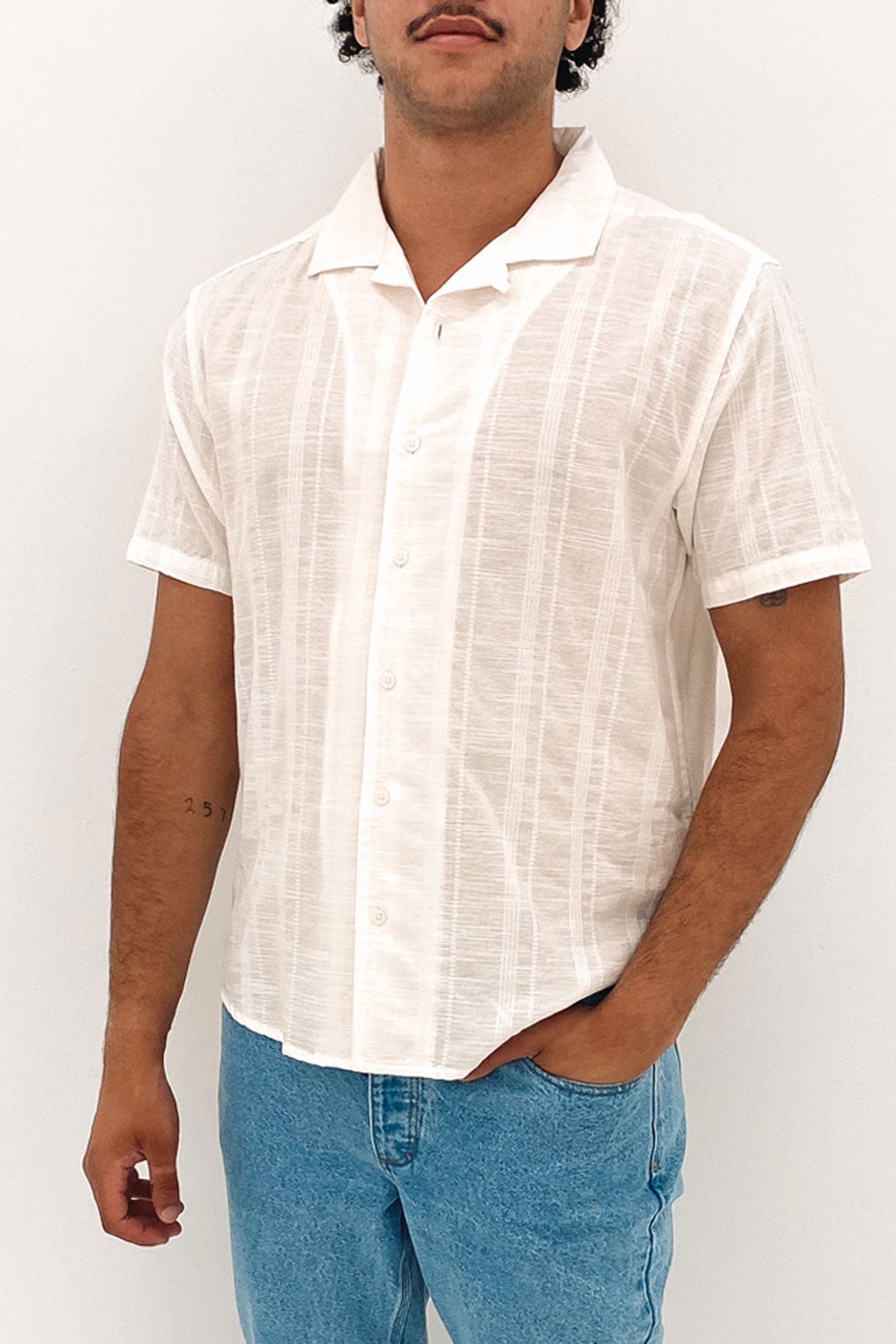 Manchester Short Sleeve Shirt Natural