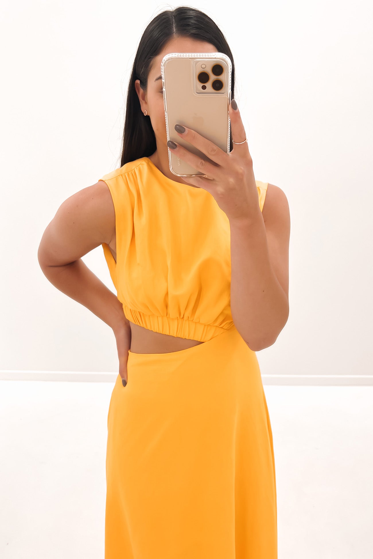 Max Midi Dress Mustard