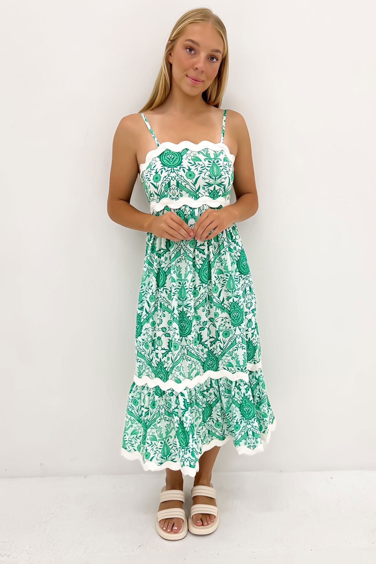 Mckenzie Midi Dress Garden Party