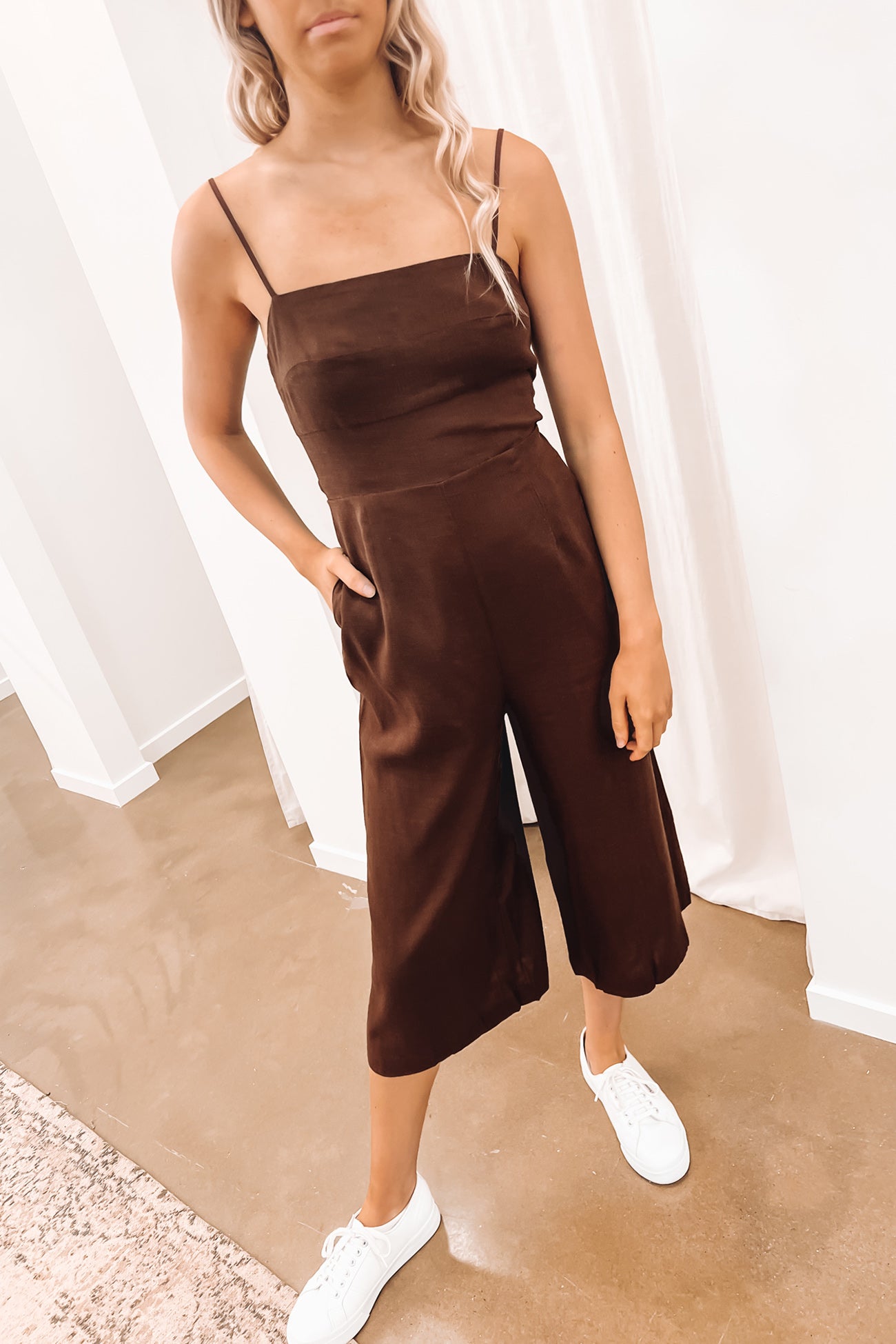 Melana Jumpsuit Chocolate