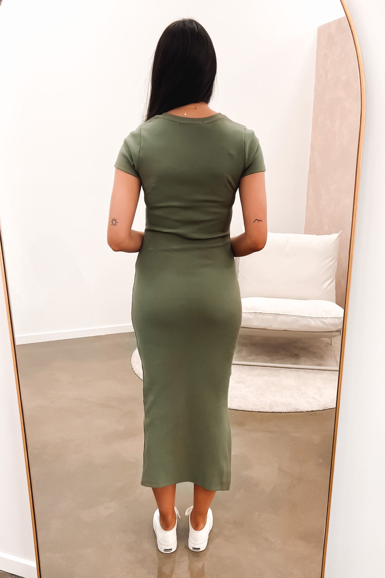 Mika Midi Dress Khaki