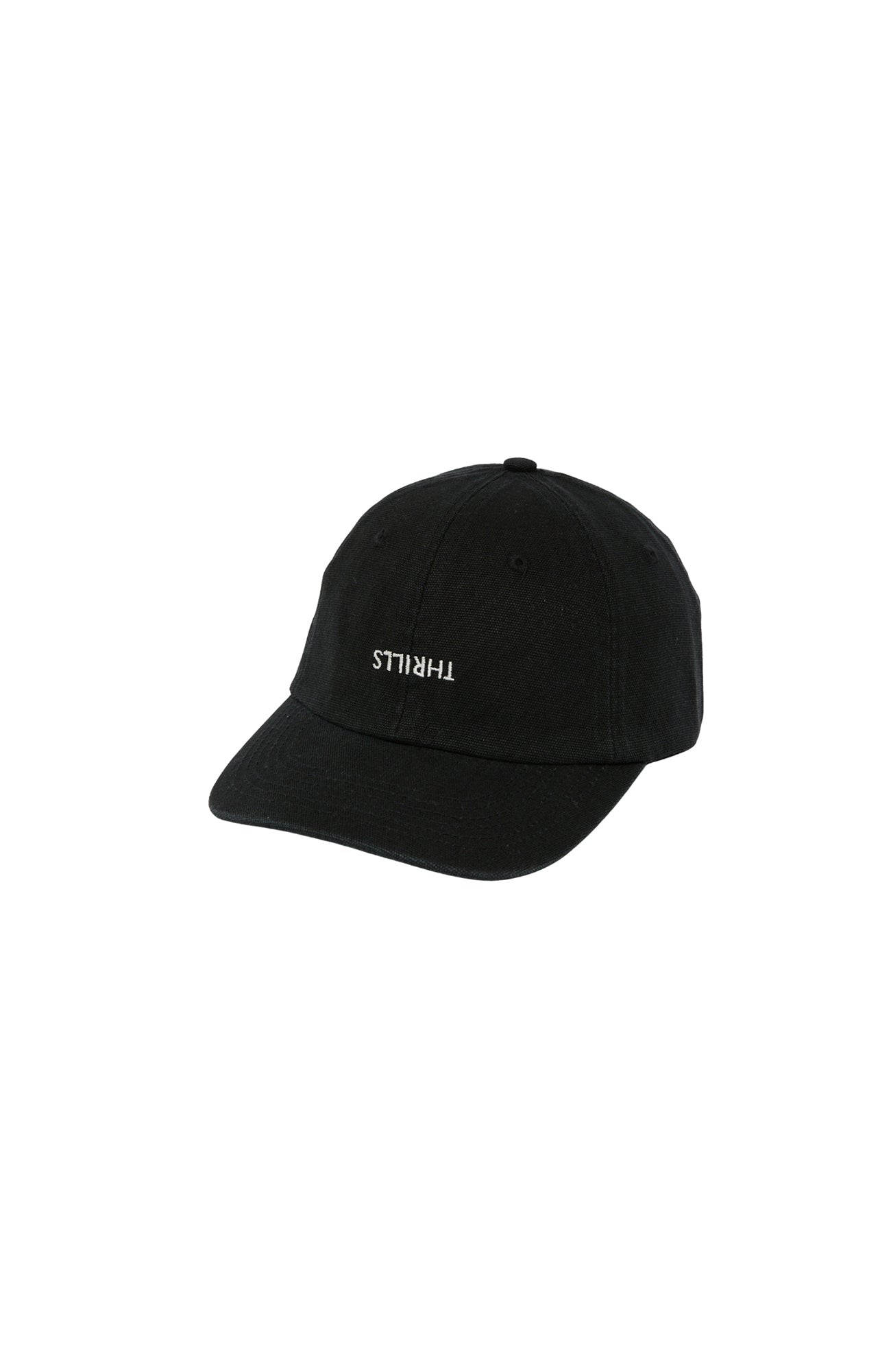 Minimal Thrills 6 Panel Cap Washed Black