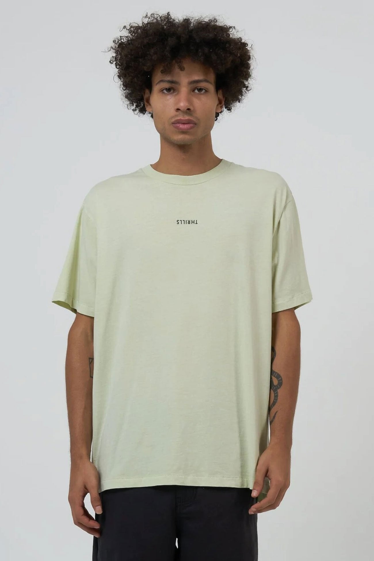 Minimal Thrills Merch Fit Tee Pistachio