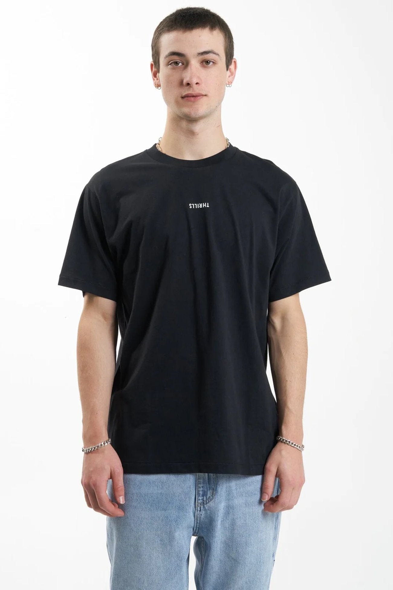 Minimal Thrills Merch Fit Tee Washed Black