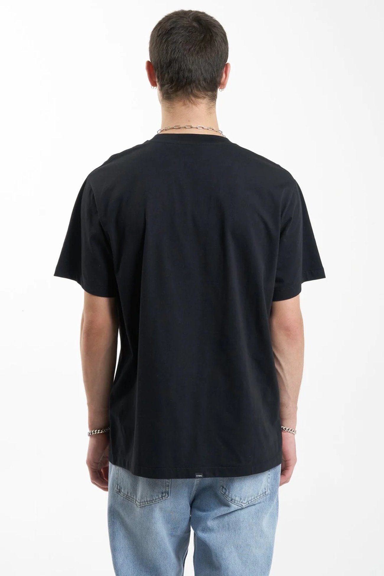 Minimal Thrills Merch Fit Tee Washed Black