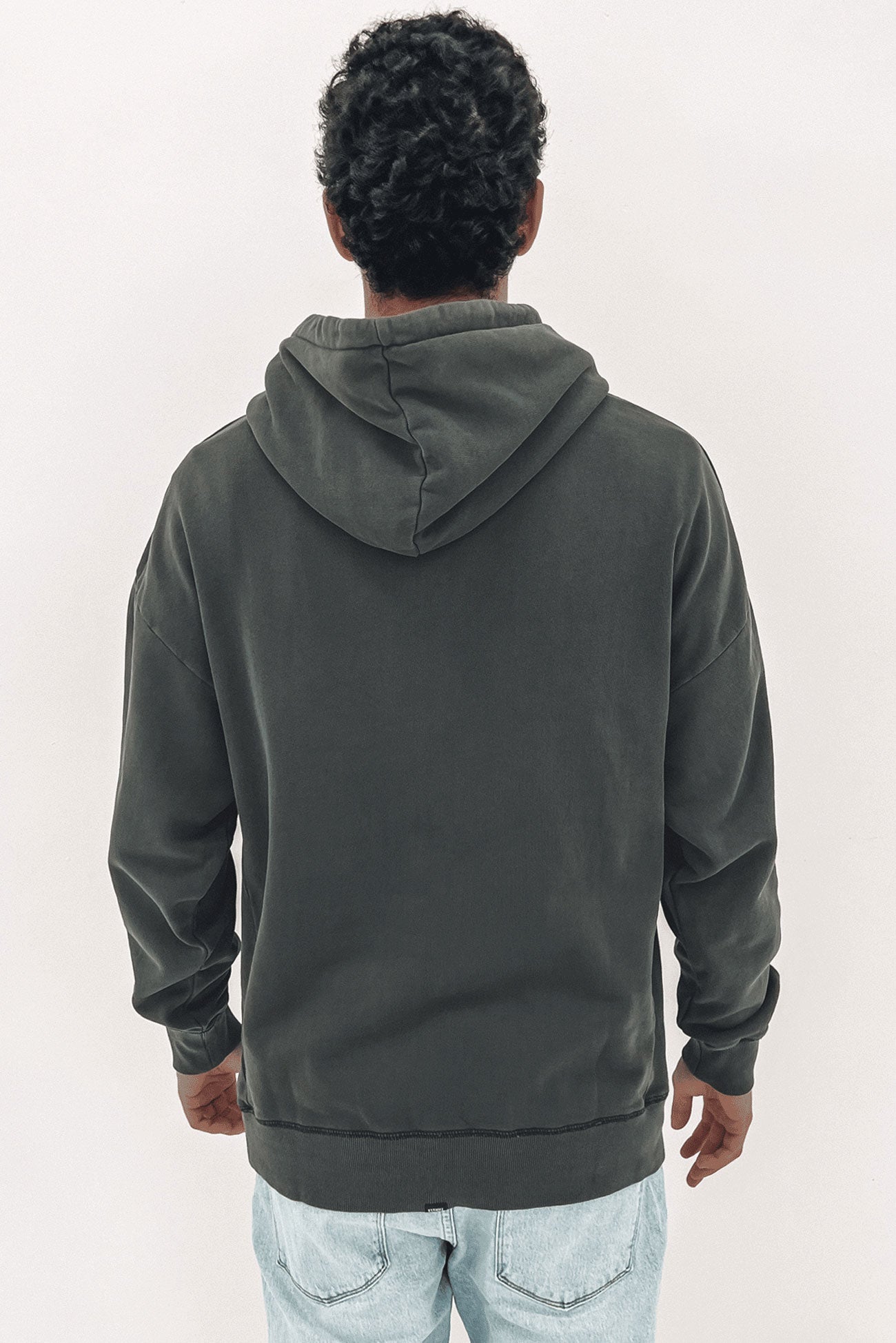 Minimal Thrills Slouch Pull On Hood Merch Black