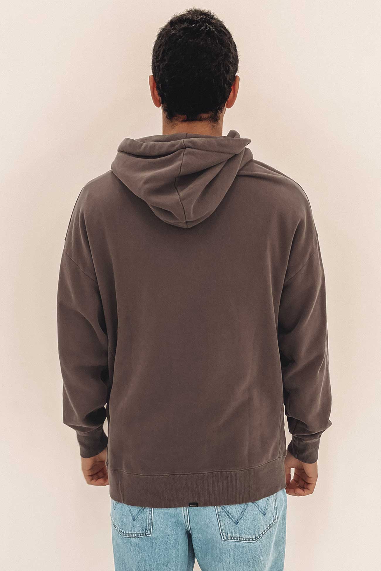 Minimal Thrills Slouch Pull On Hood Plum