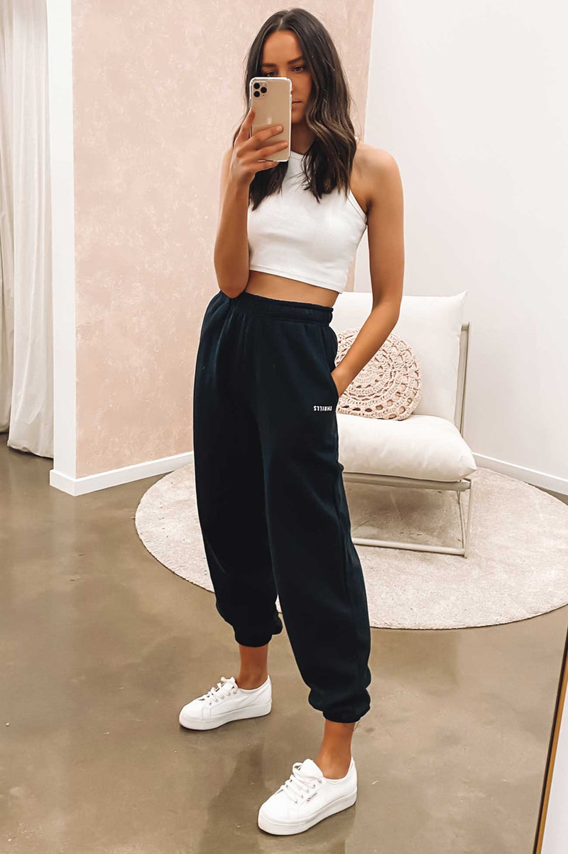 Crop track cheap pants