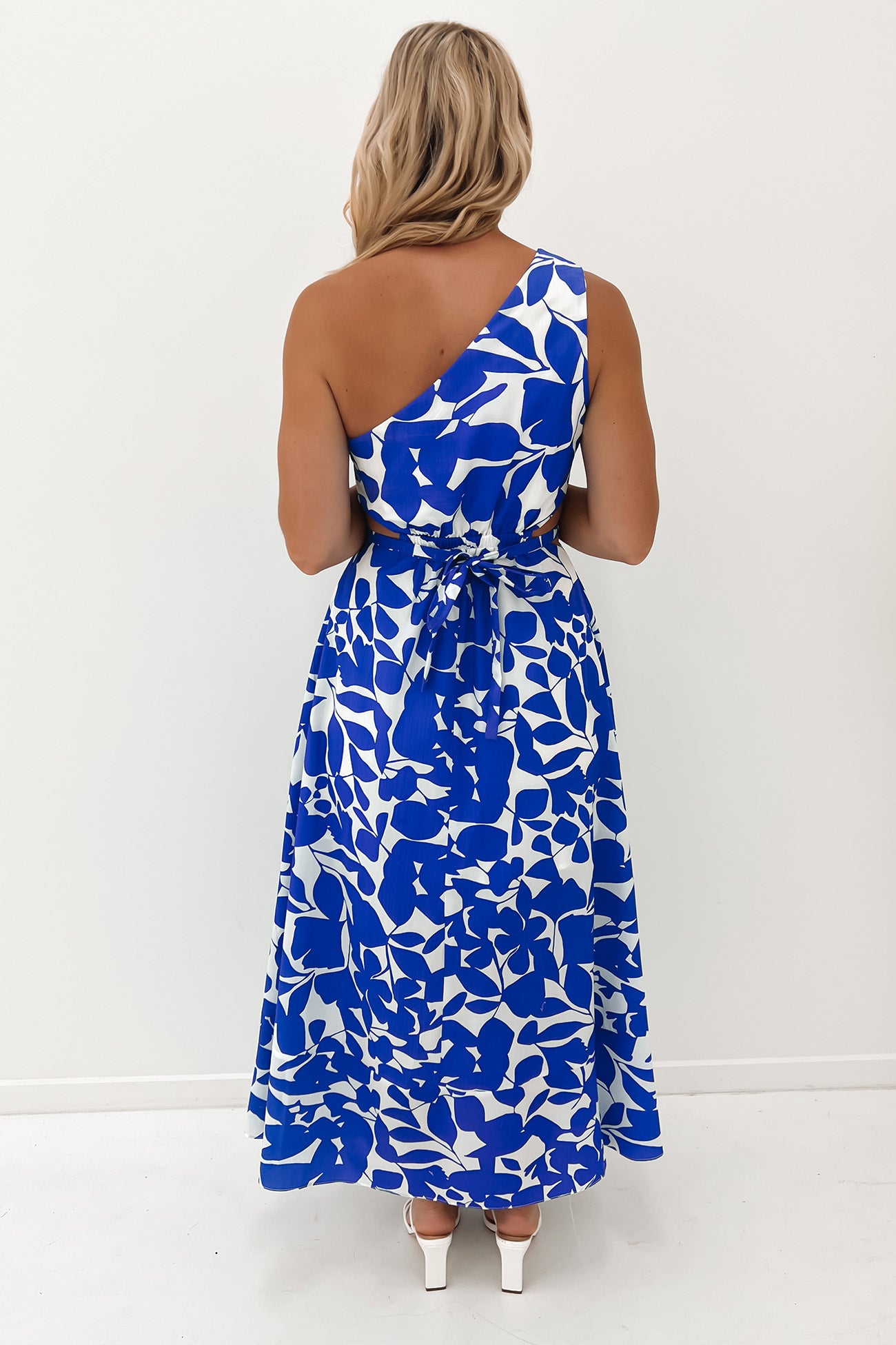 Morgan Maxi Dress Blue White