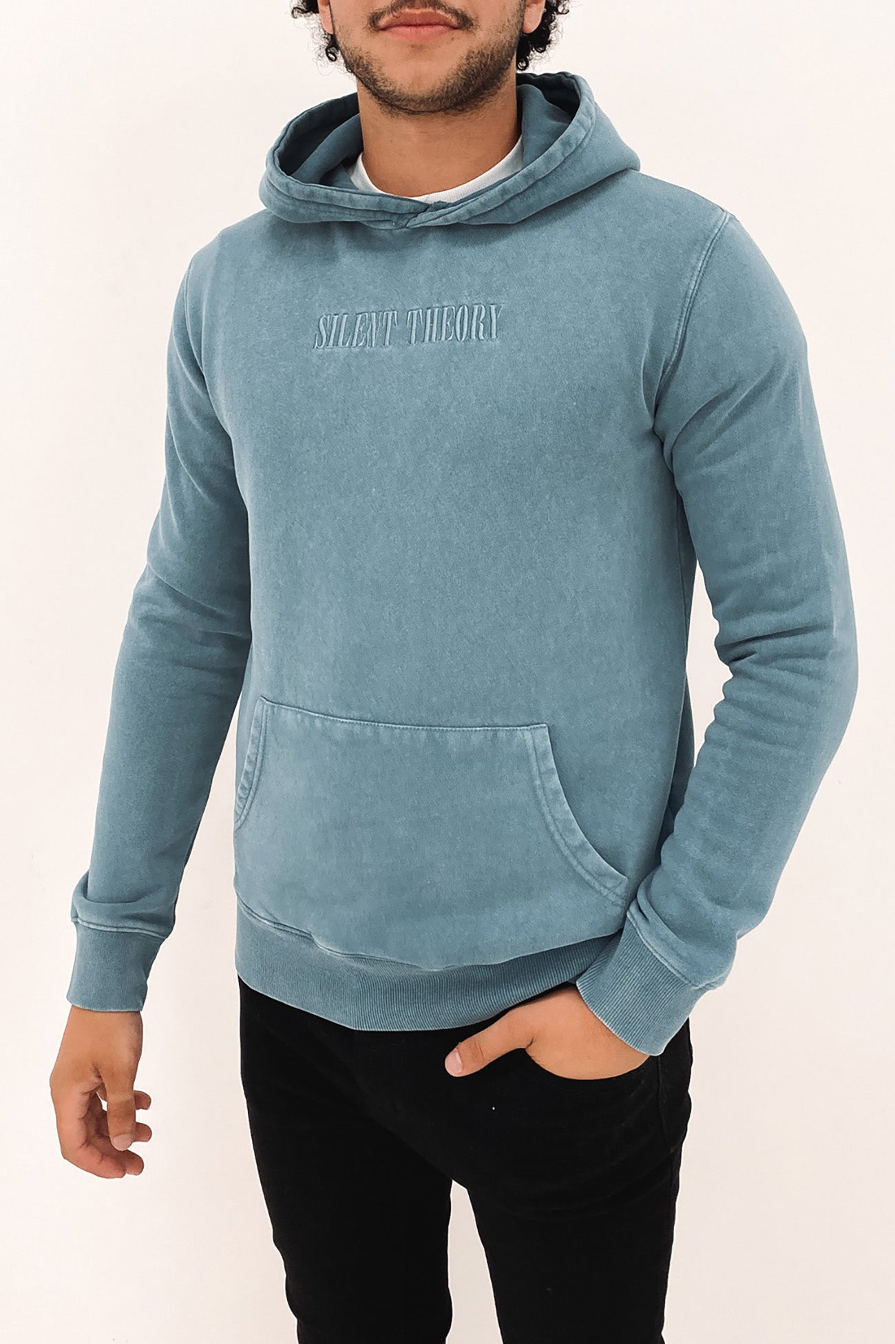 Nerve Hoody Washed Blue