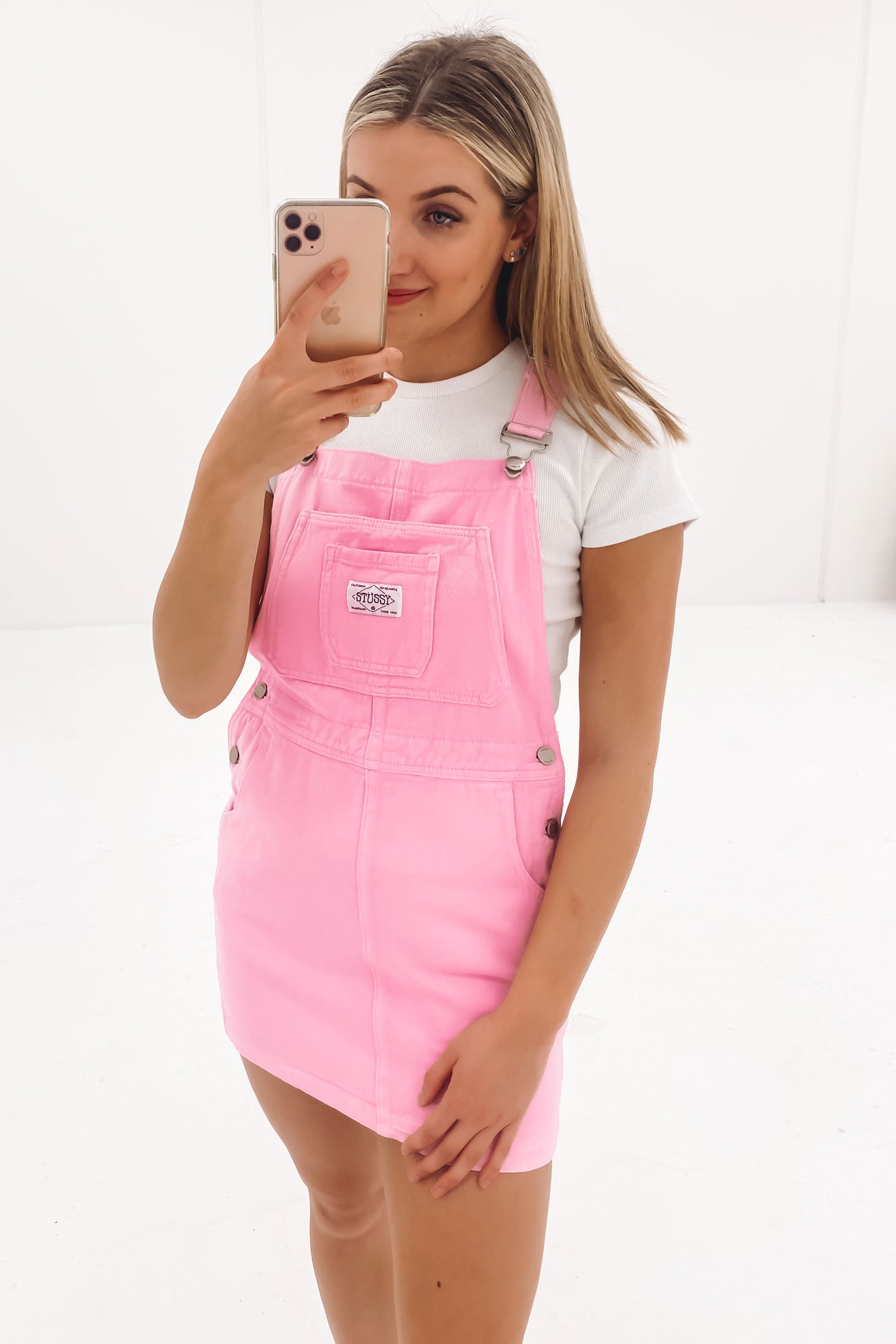 Nevada Denim Pinafore Lemonade