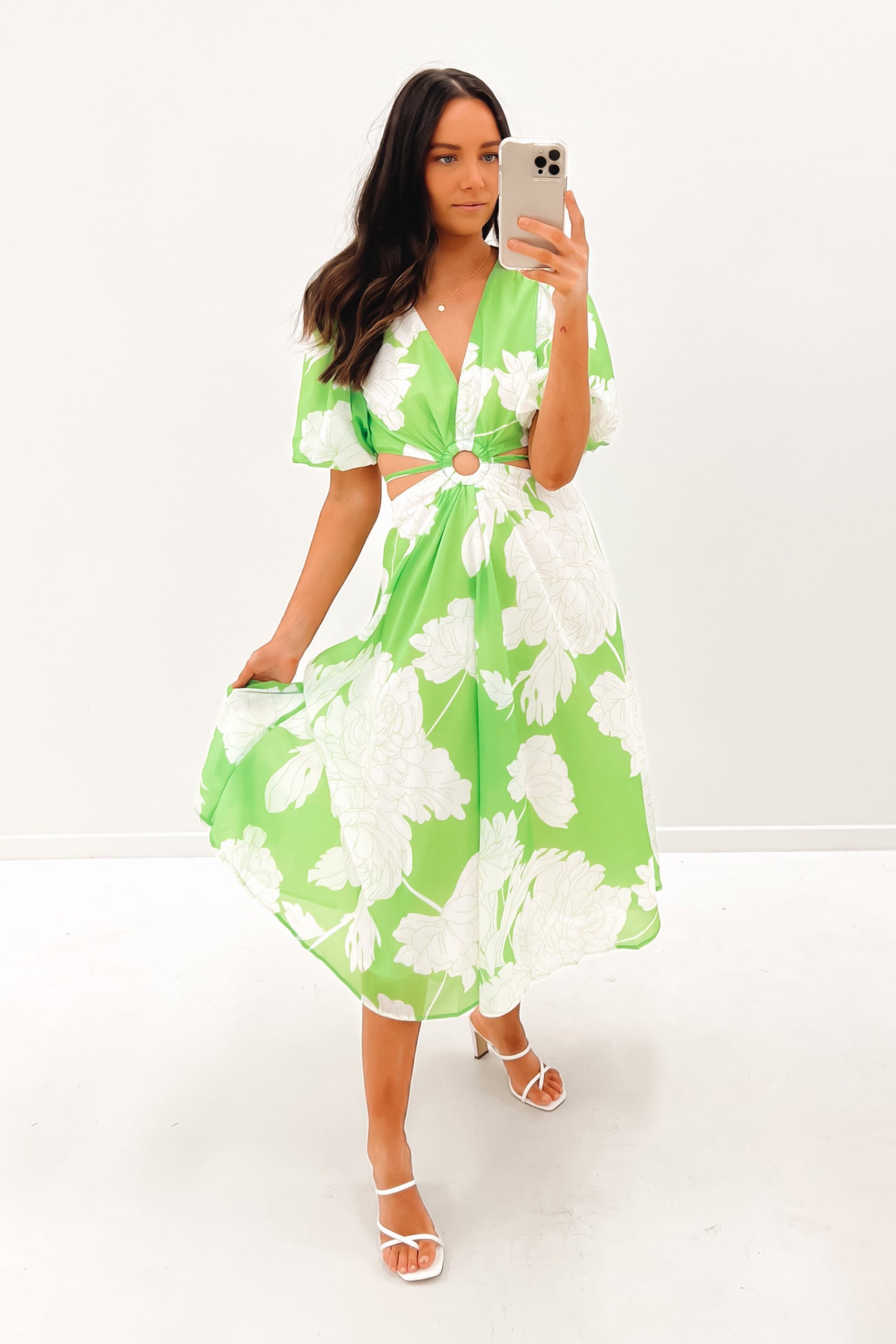 Nicole Maxi Dress Green