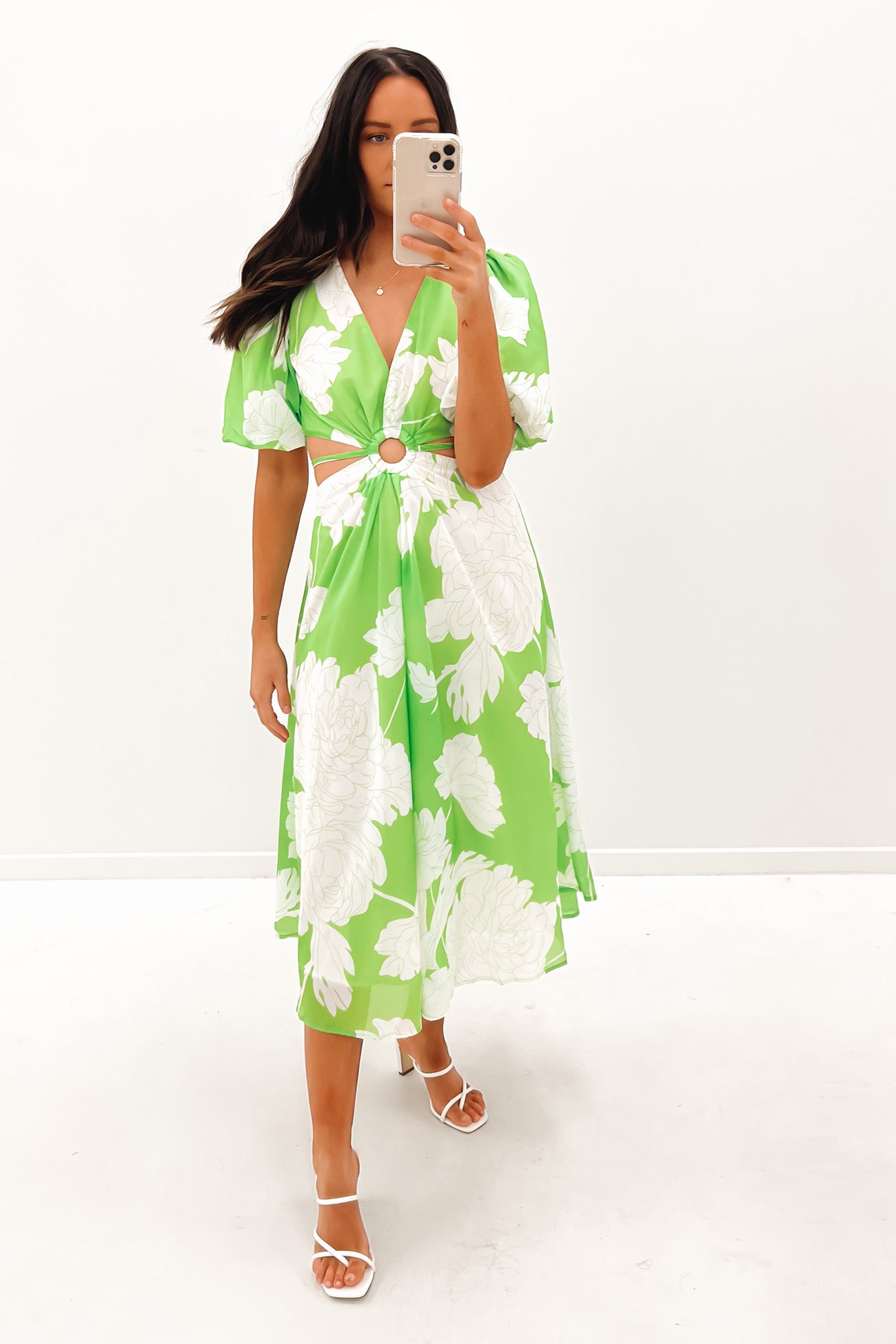 Nicole Maxi Dress Green