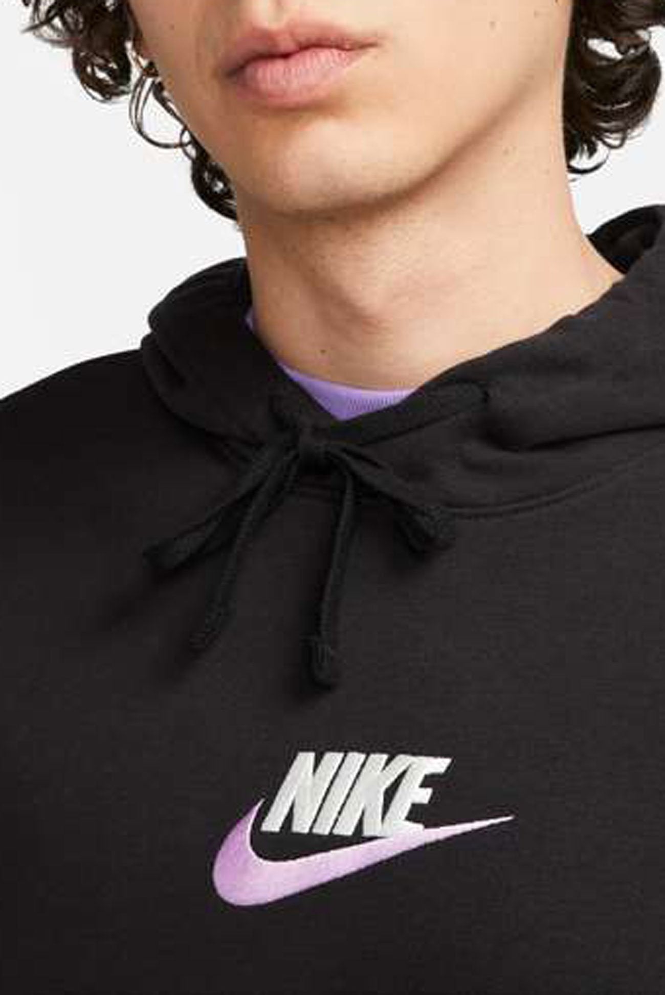 Nike Club Fleece+ French Terry Pullover Hoodie Black